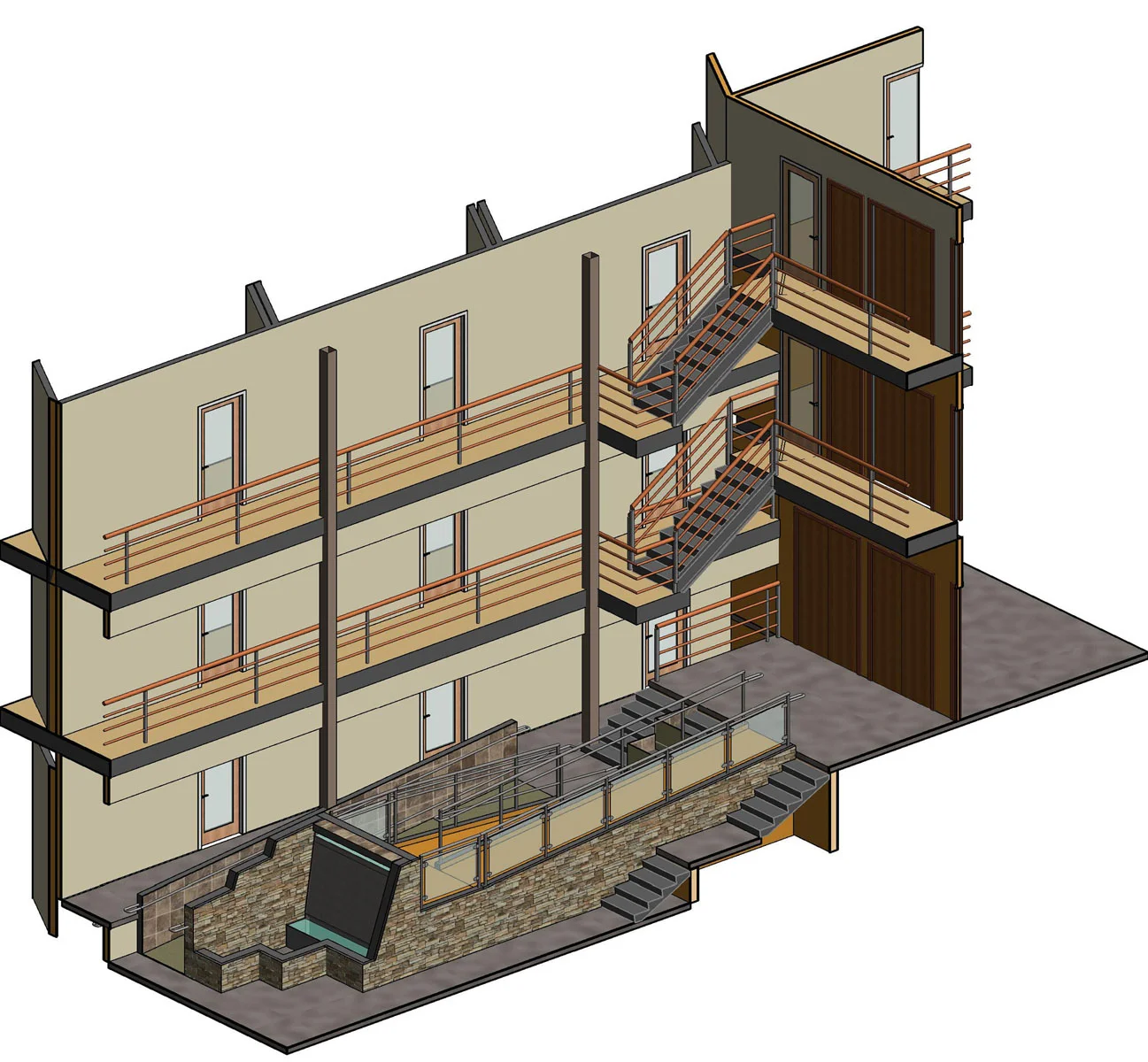 CONCEPT RENDERING NEW ADA RAMP