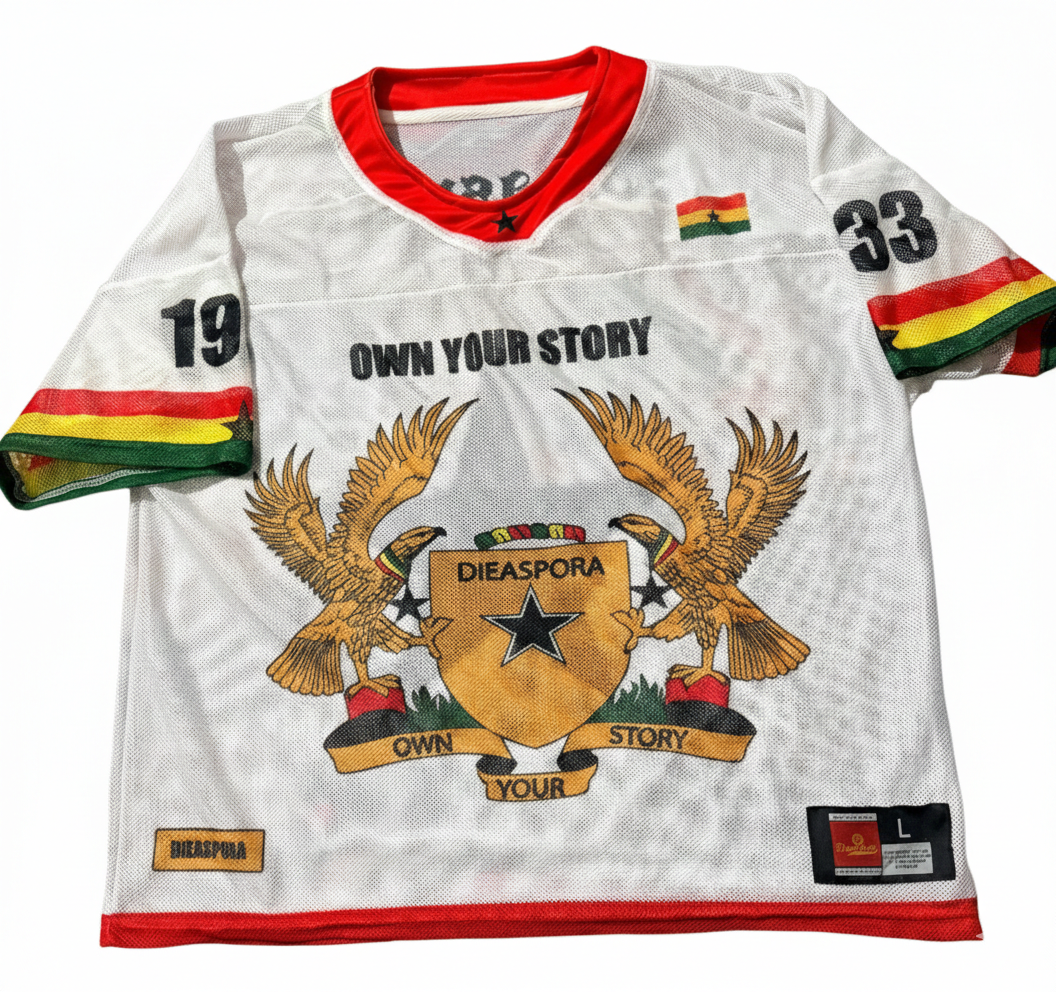Dieaspora Ghana  Mesh  Football Jersey