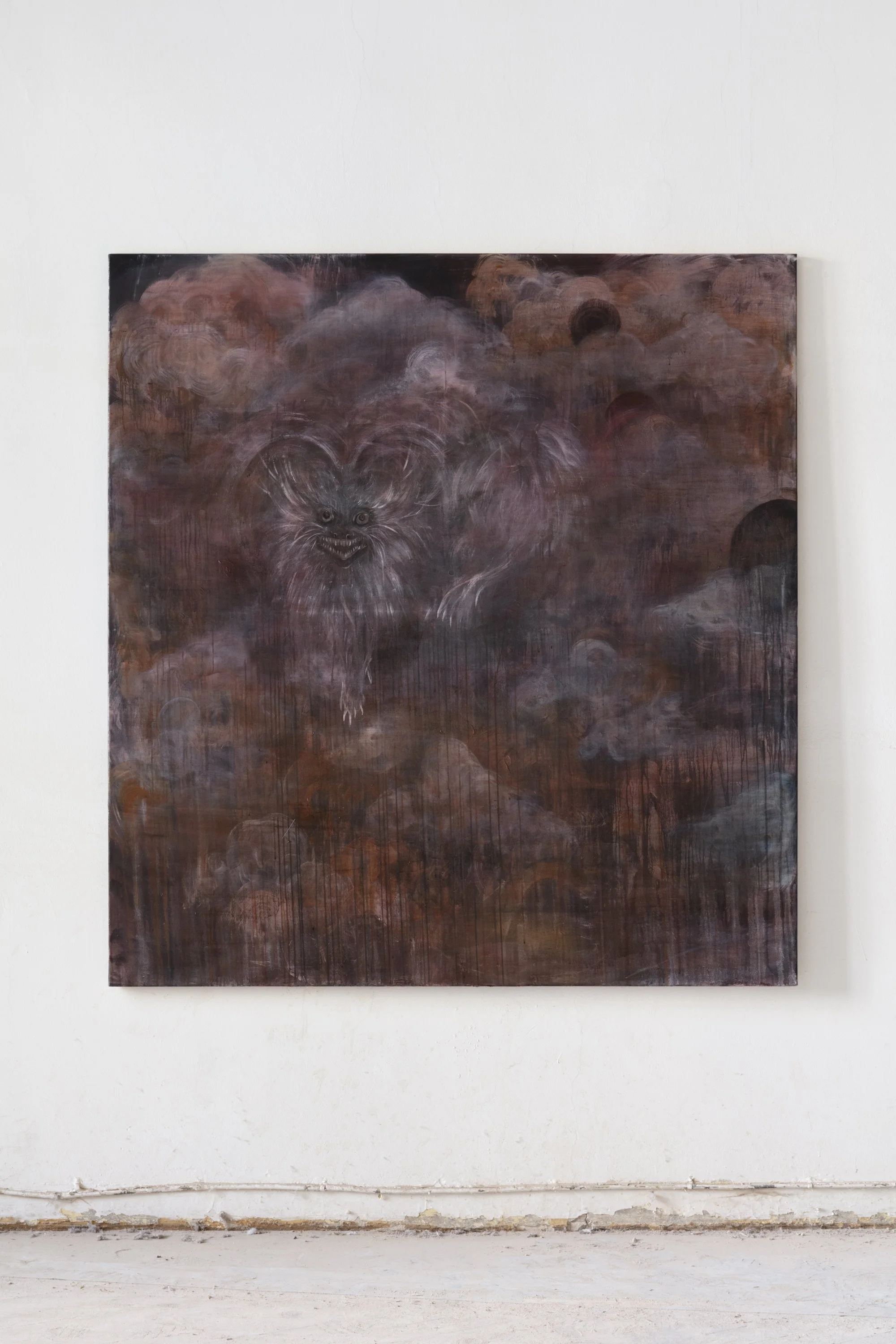 Beast, 160 x 160,  acrylic on canvas 