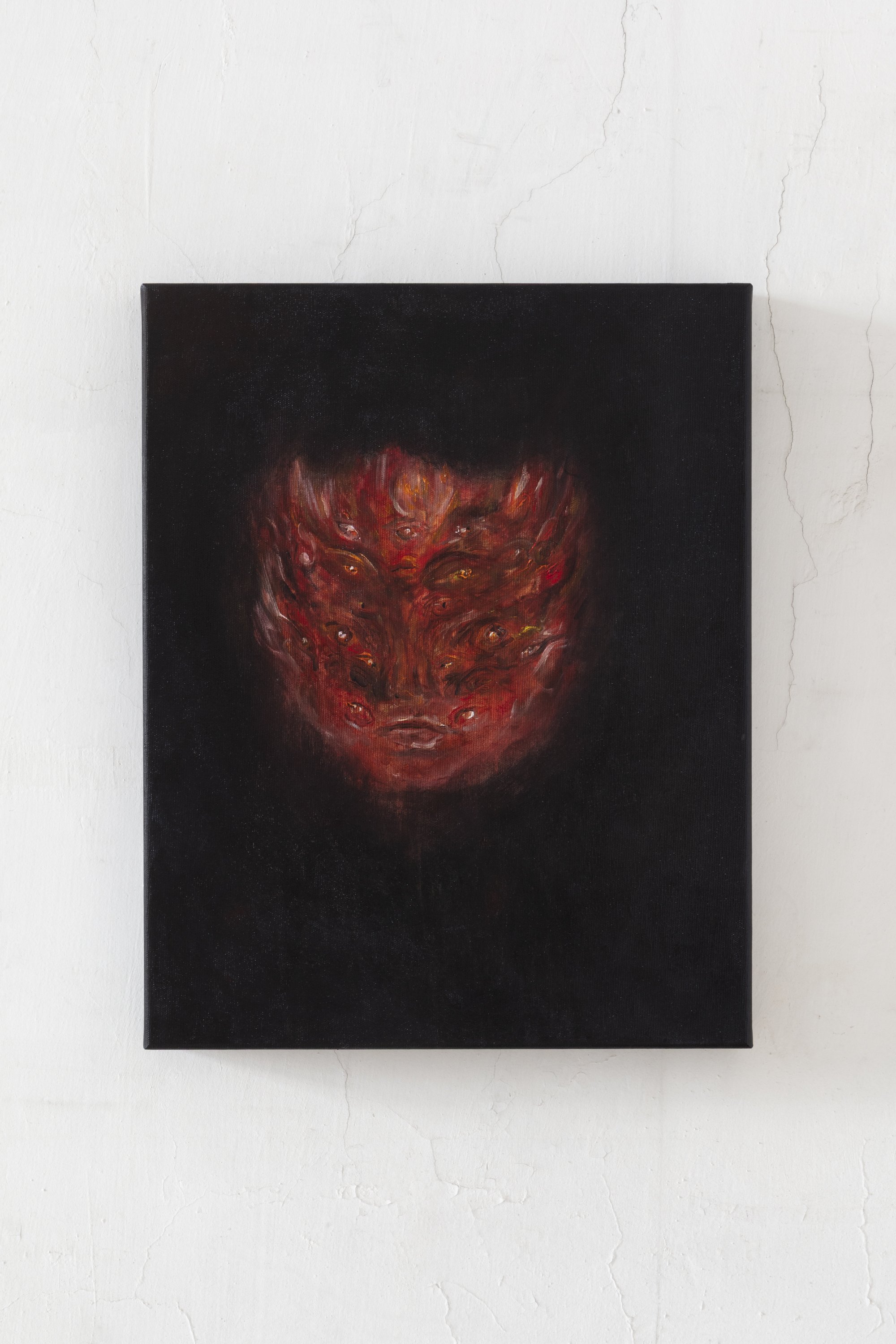 Thousand Eyes, 40 x 50 cm,  Acrylic on Canvas