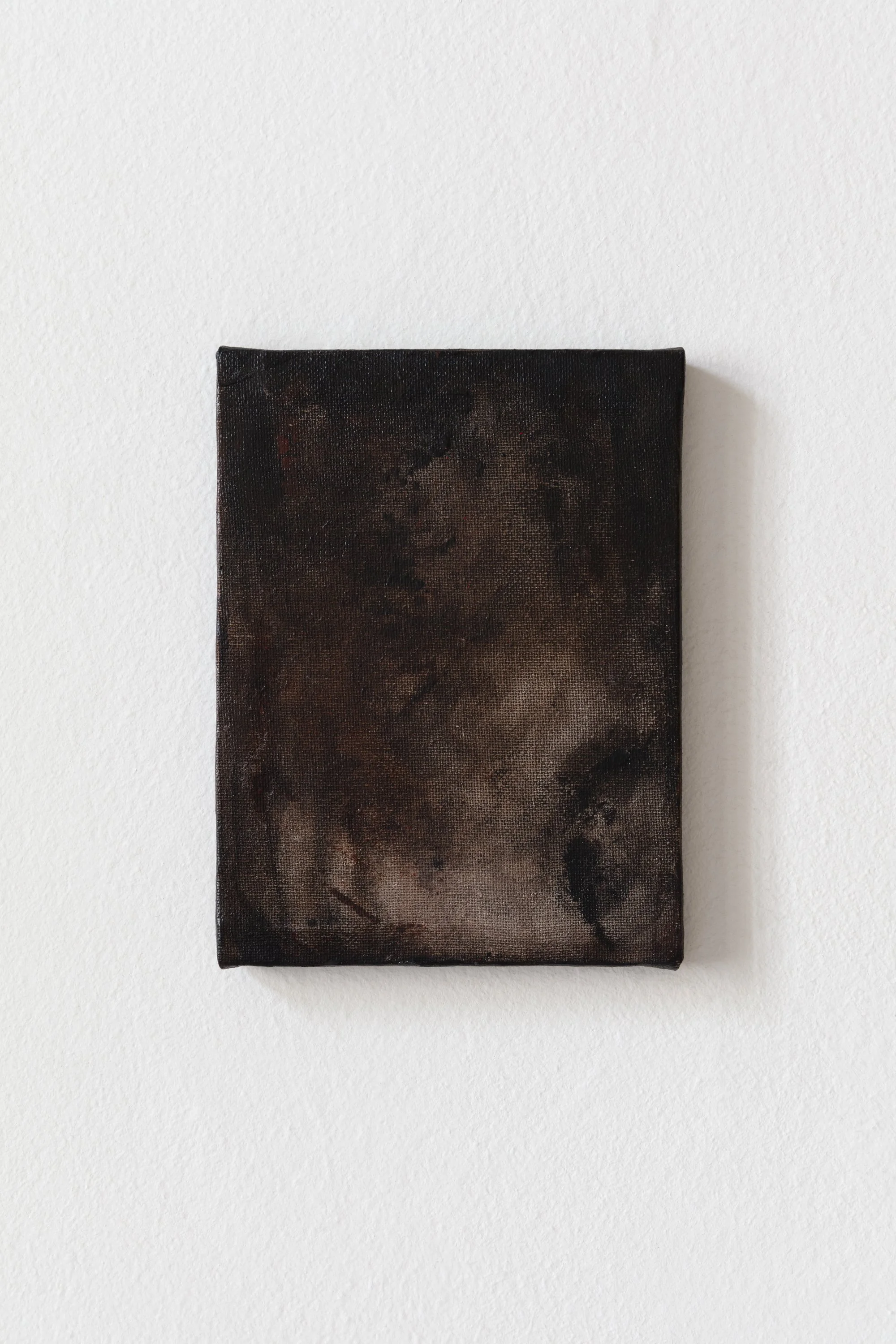 Cold Fire, 10 x 10 cm, acrylic and oil on canvas