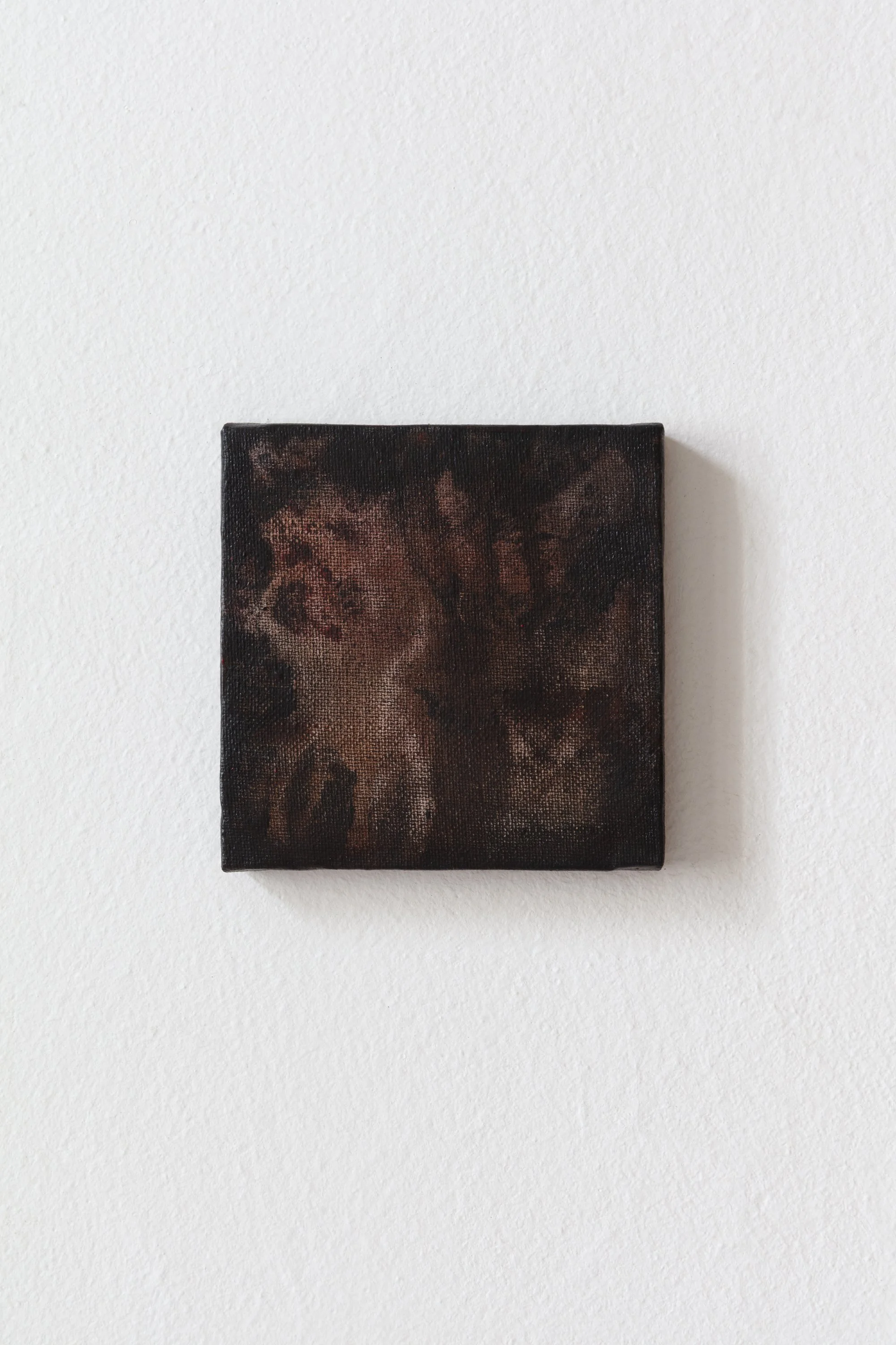 Spirits 10 x 10 cm, acrylic and oil on canvas