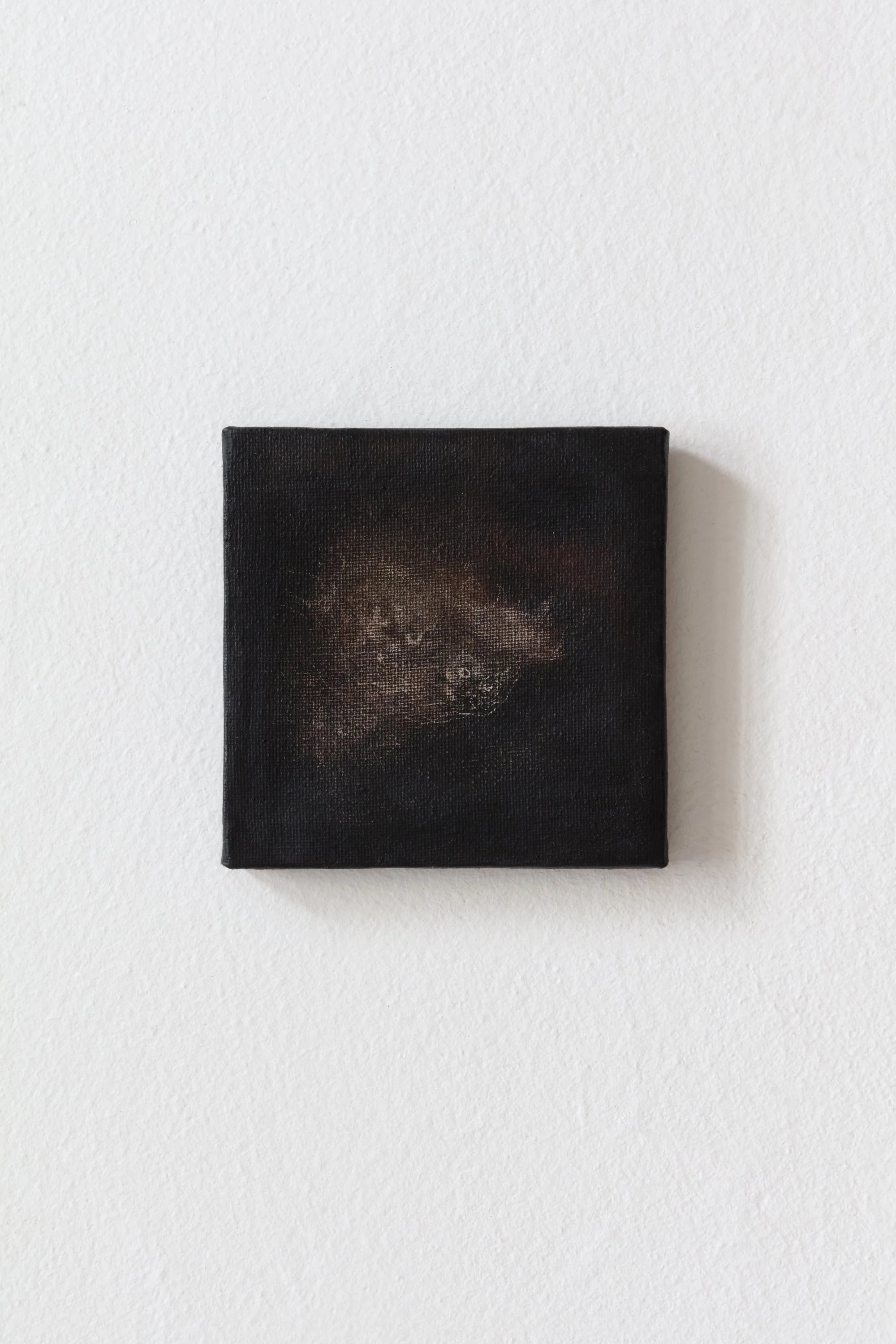 3 Demons, 10 x 10 cm, acrylic and oil on canvas