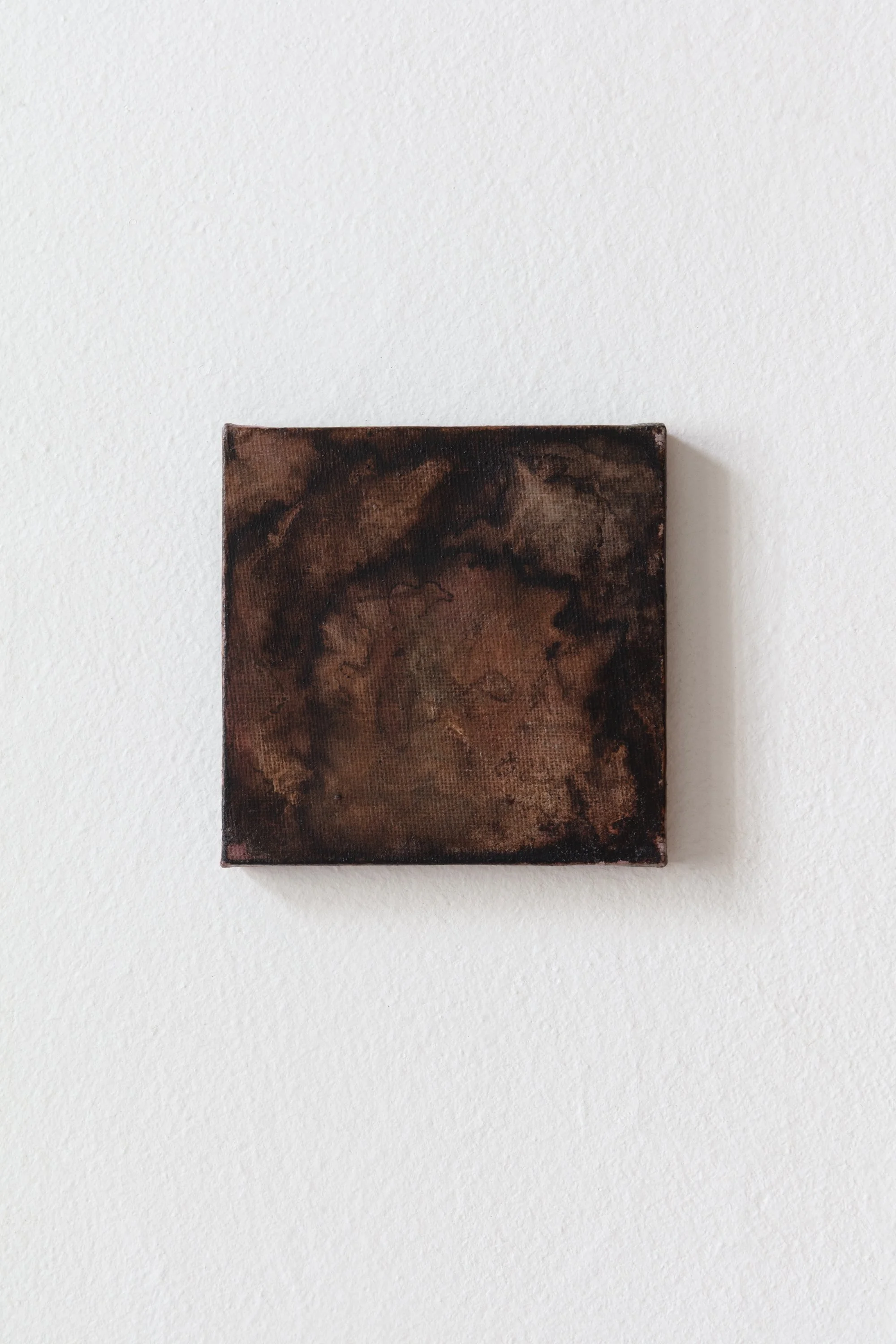 Cave II, 10 x 10 cm, acrylic and oil on canvas