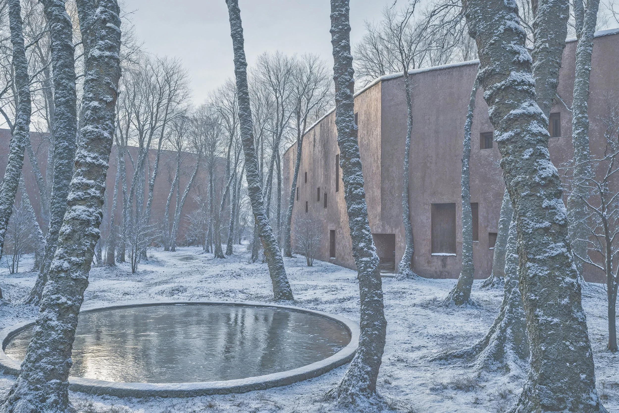 lago congelado winter