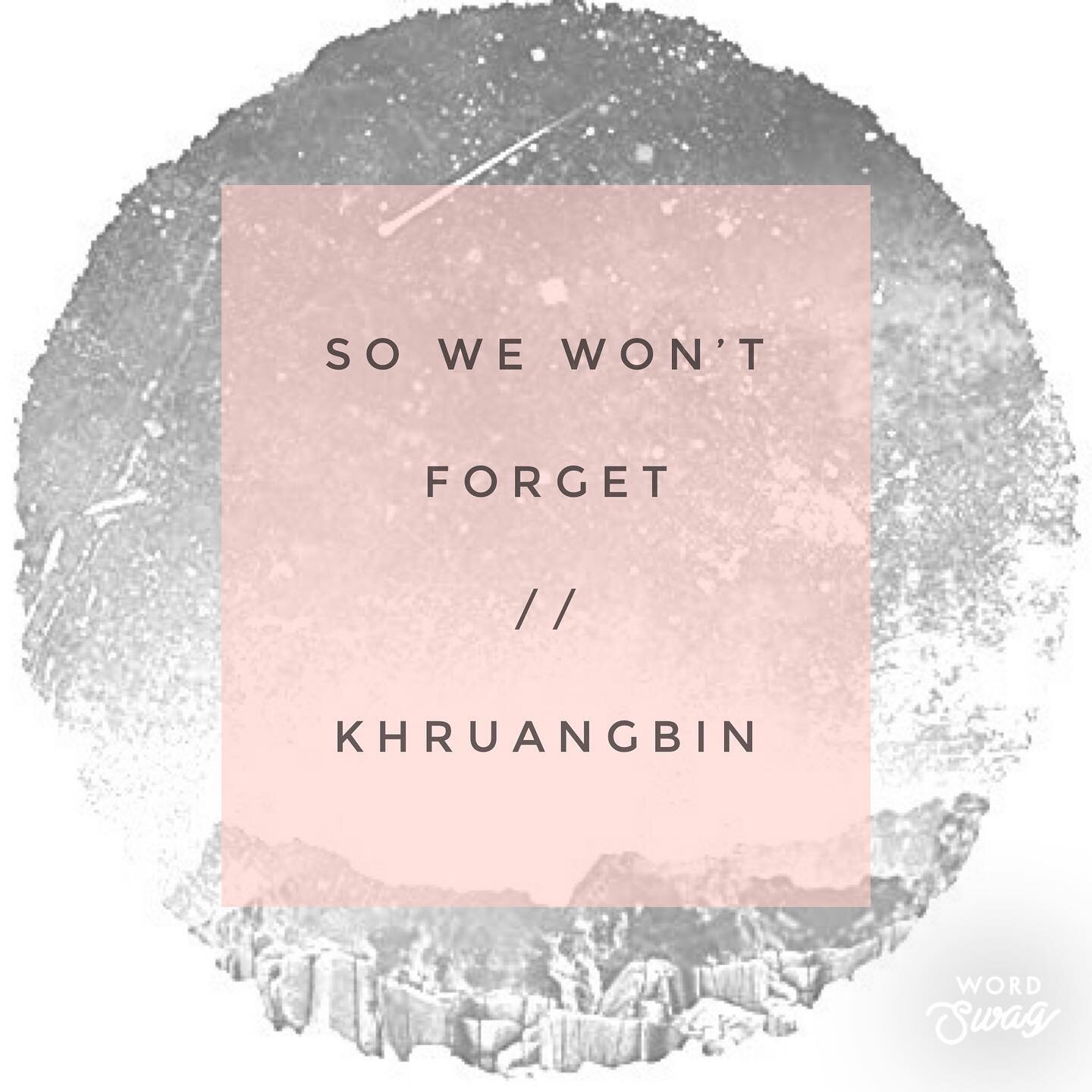 Listening Party 🙌🏼 - &ldquo;So We Won&rsquo;t Forget&rdquo; by Khruangbin // Somewhere between North African Funk and smooth American psychedelia these guys have planted a flag. So good. Cocktail to this.