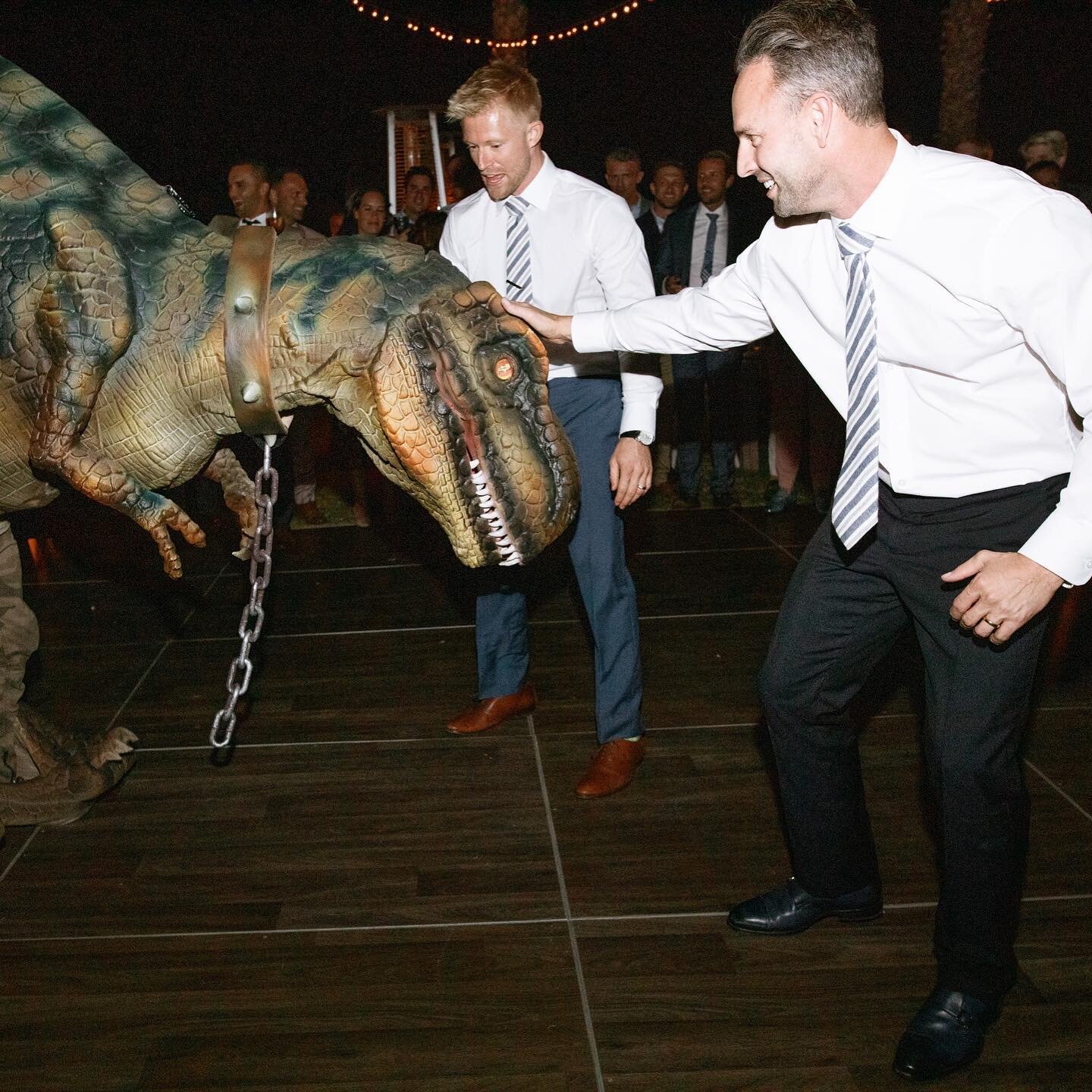 Throwback to these party animals 🙋🏼&zwj;♂️🦖🙋🏻&zwj;♂️Congrats gentlemen!!

Photo: @iheartcreativephoto 
Planner: @wild_heart_events
Venue: @dos_pueblos_orchid_farm