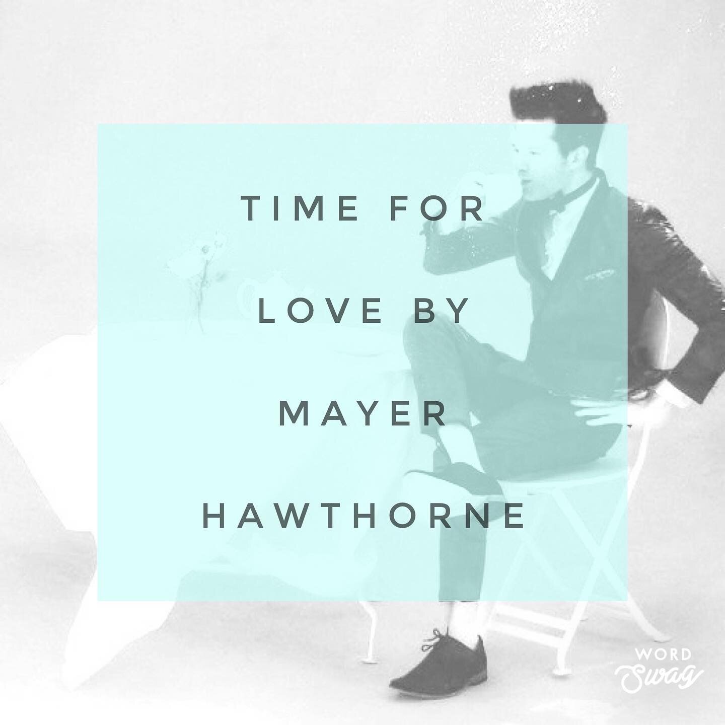 Listening Party 🙌🏼 - &ldquo;Right Time For Love&rdquo; by Mayer Hawthorne // you can&rsquo;t not love the Mayer. Instant shoulder dips and micro hip bumps when this one slides into cocktail hour.