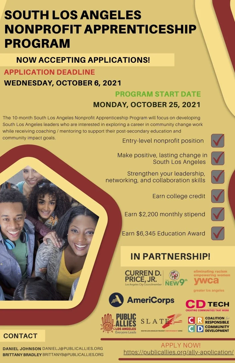 50 South LA Youth Leaders to Gain Nonprofit and Workforce Development