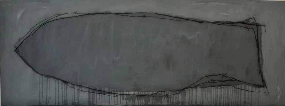 Nave Técnica mixta sobre tela 3m x 1m 2015
