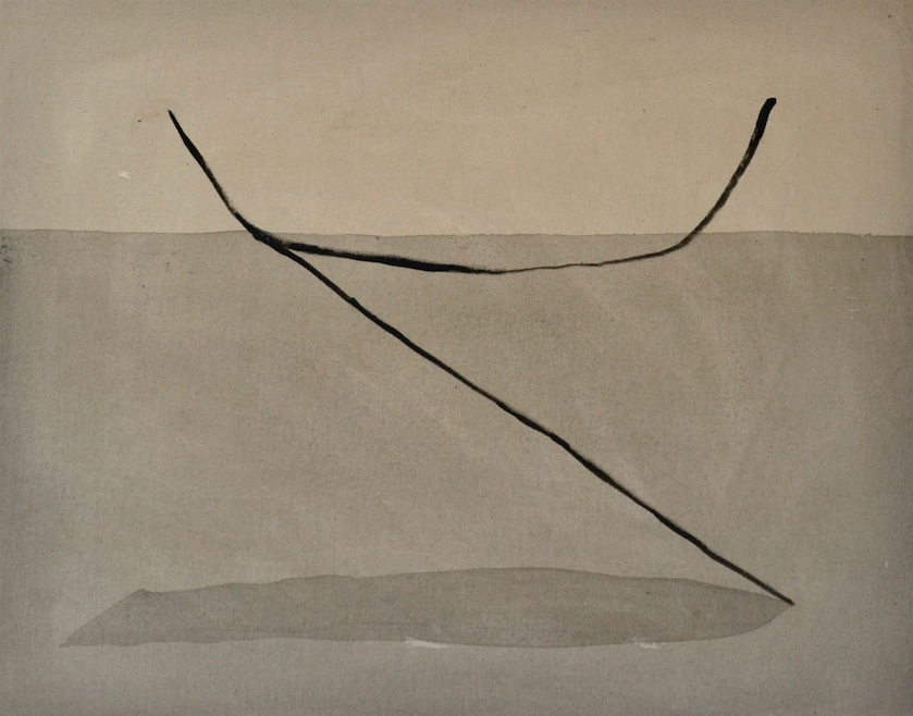  Anclas fantasma Técnica mixta sobre tela 55cm x 70cm 2016