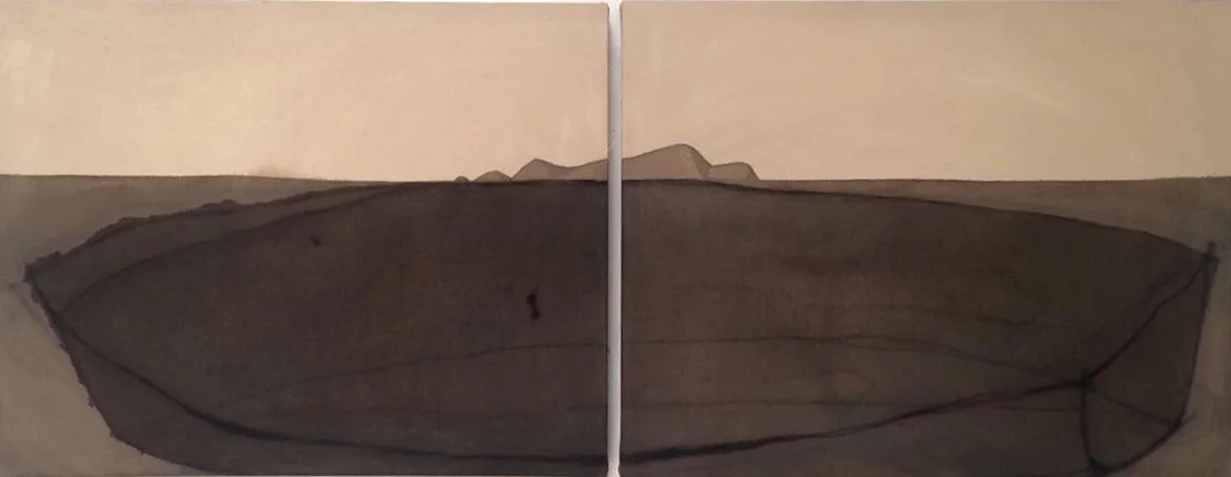 Isla Tinta sobre lona 55cm x 1.40m 2016