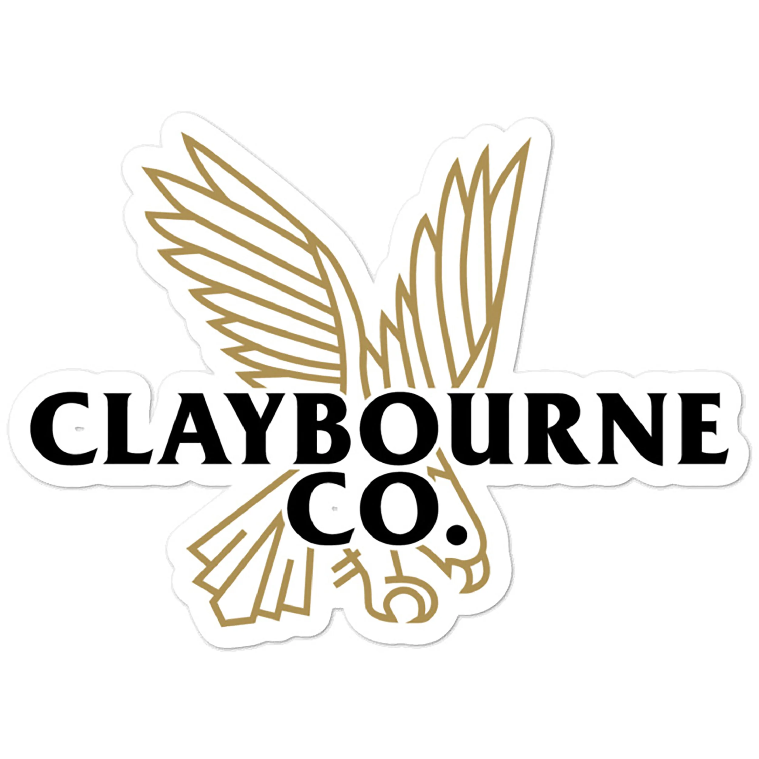 Claybourne Logo Sticker — Claybourne Co. Cannabis