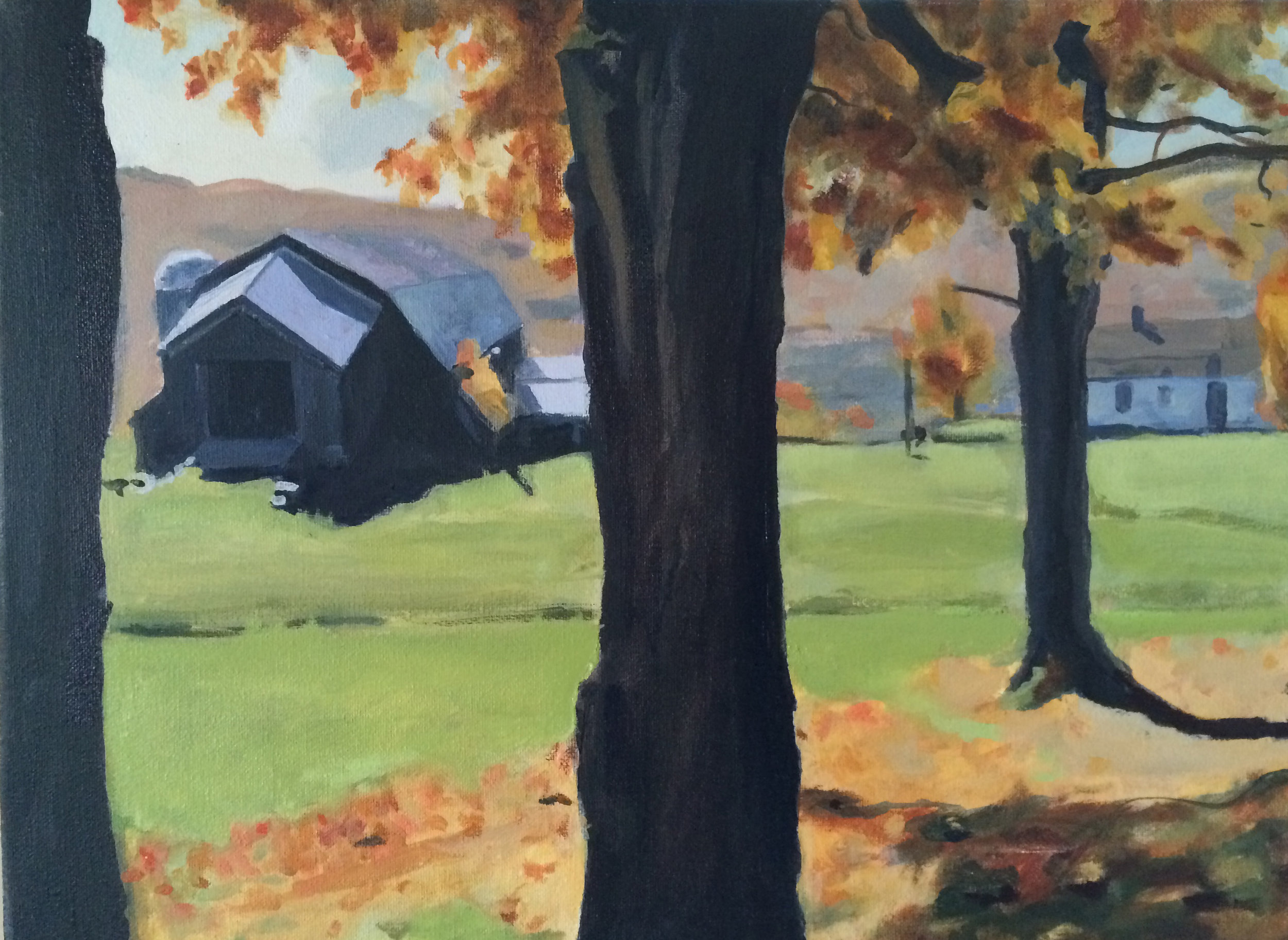 Time and Material, Oil on Canvas, 12x18"