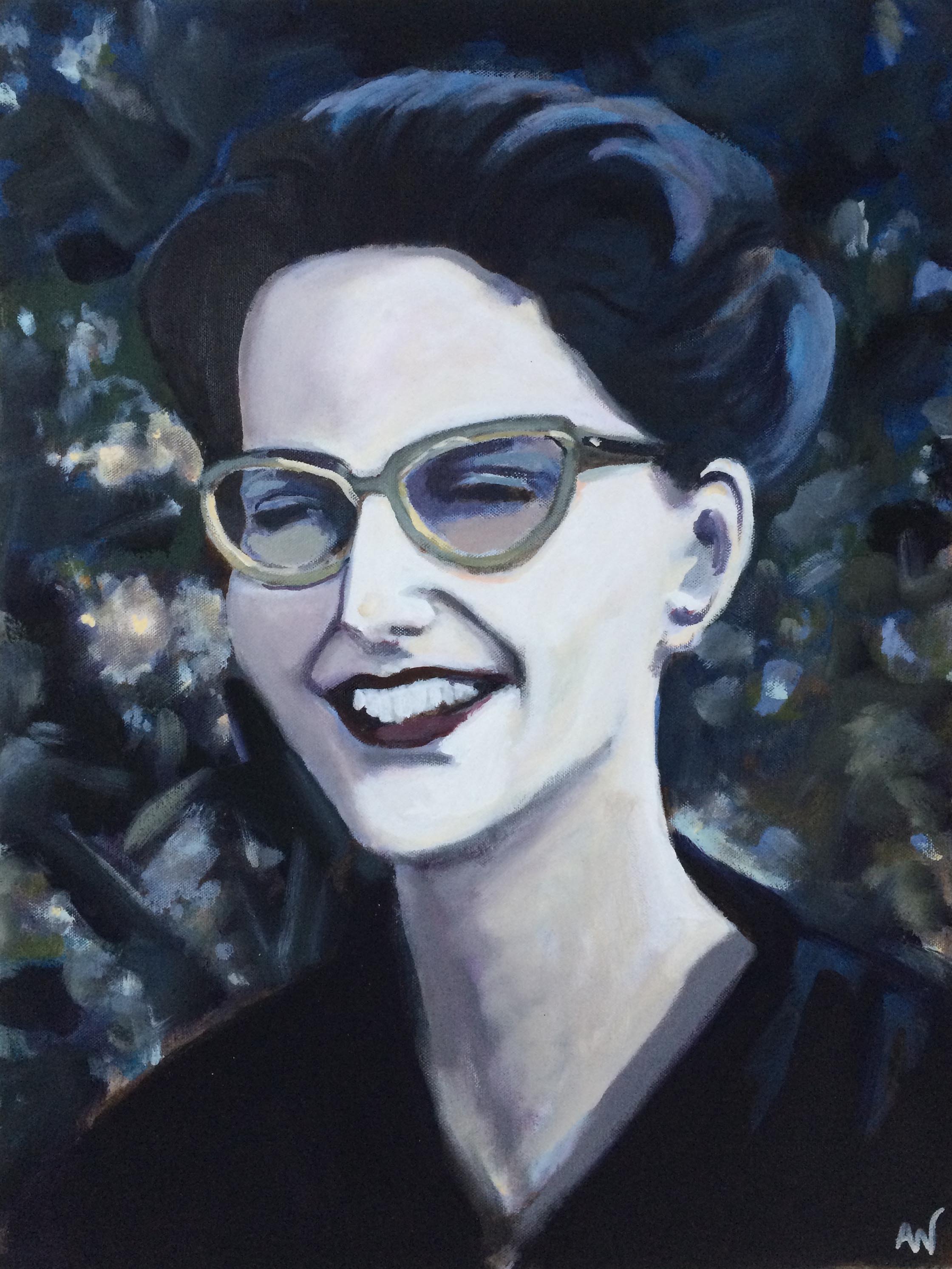 Ben's Mom, Oil on Canvas, 18x24"