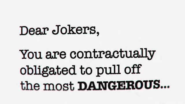IMPRACTICAL JOKERS S4 LIVE PUNISHMENT NETWORK NOTE