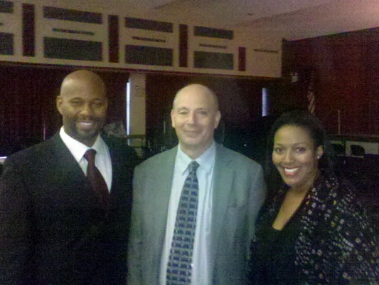 Yolanda backstage with composer Ben Yarmolinsky