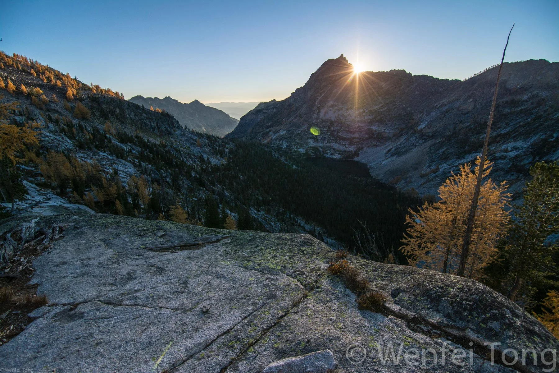 Sunrise in the Bitterroot range