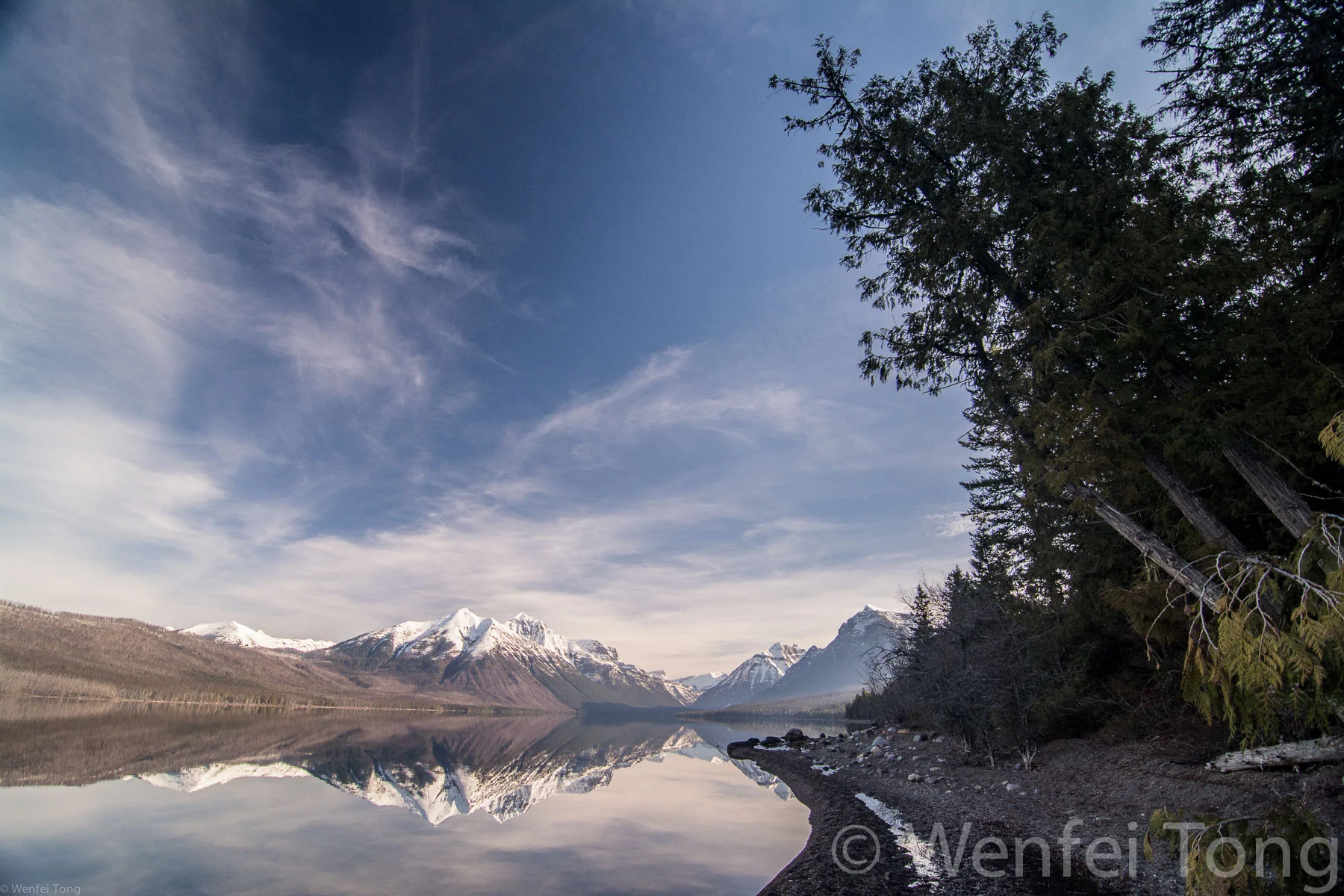 Lake McDonald in Glacier NP
