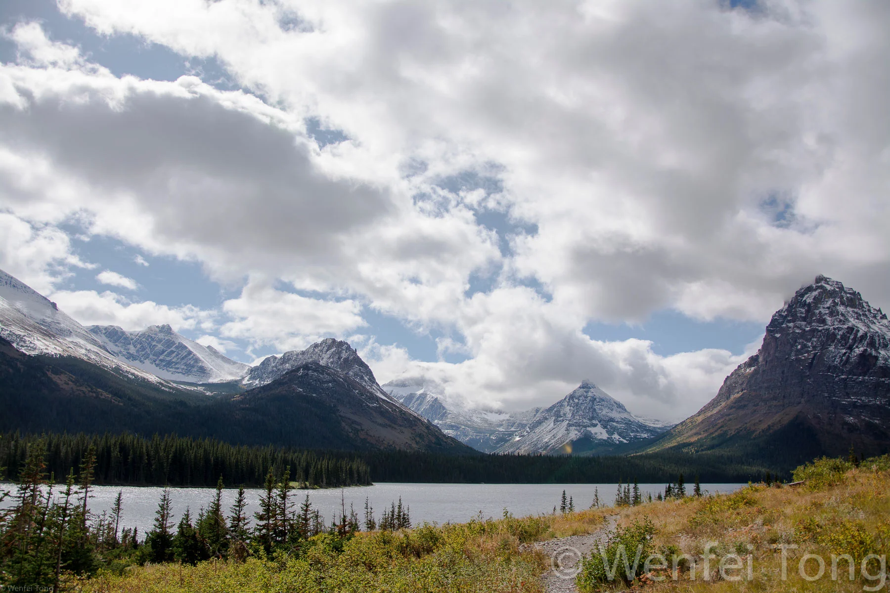 Two Medicine Lake in Glacier NP