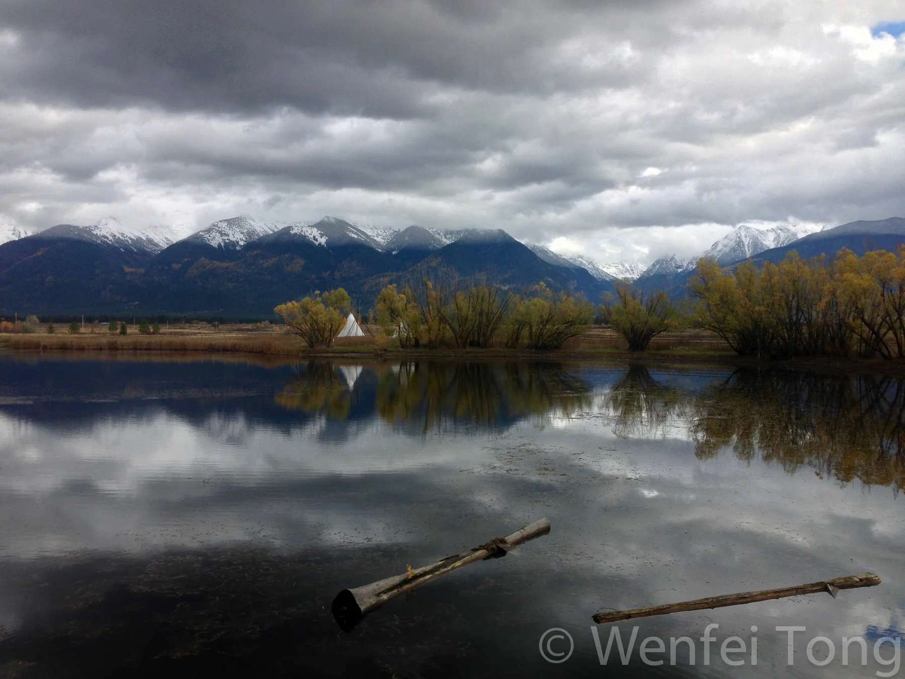 View from lunch near the Bison Range