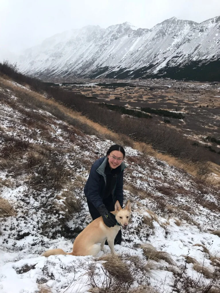 In the Chugach near Anchorage, Alaska with ANA. Photo by Erin Larson