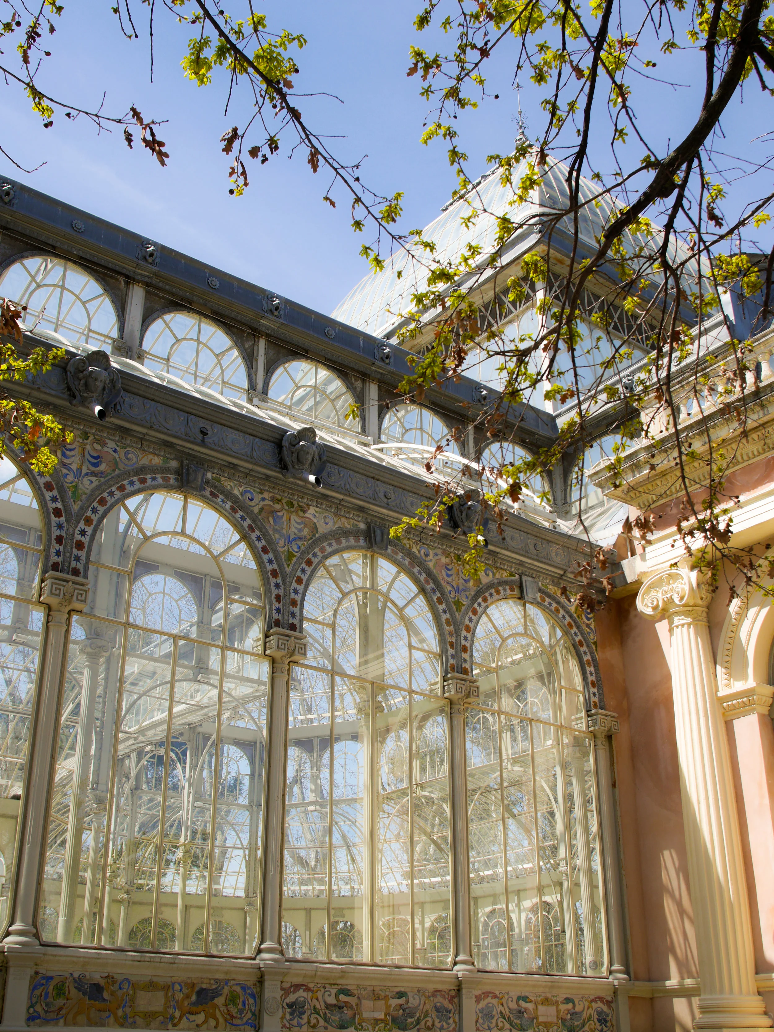 Palacio de Cristal del Retiro in Madrid, Spain