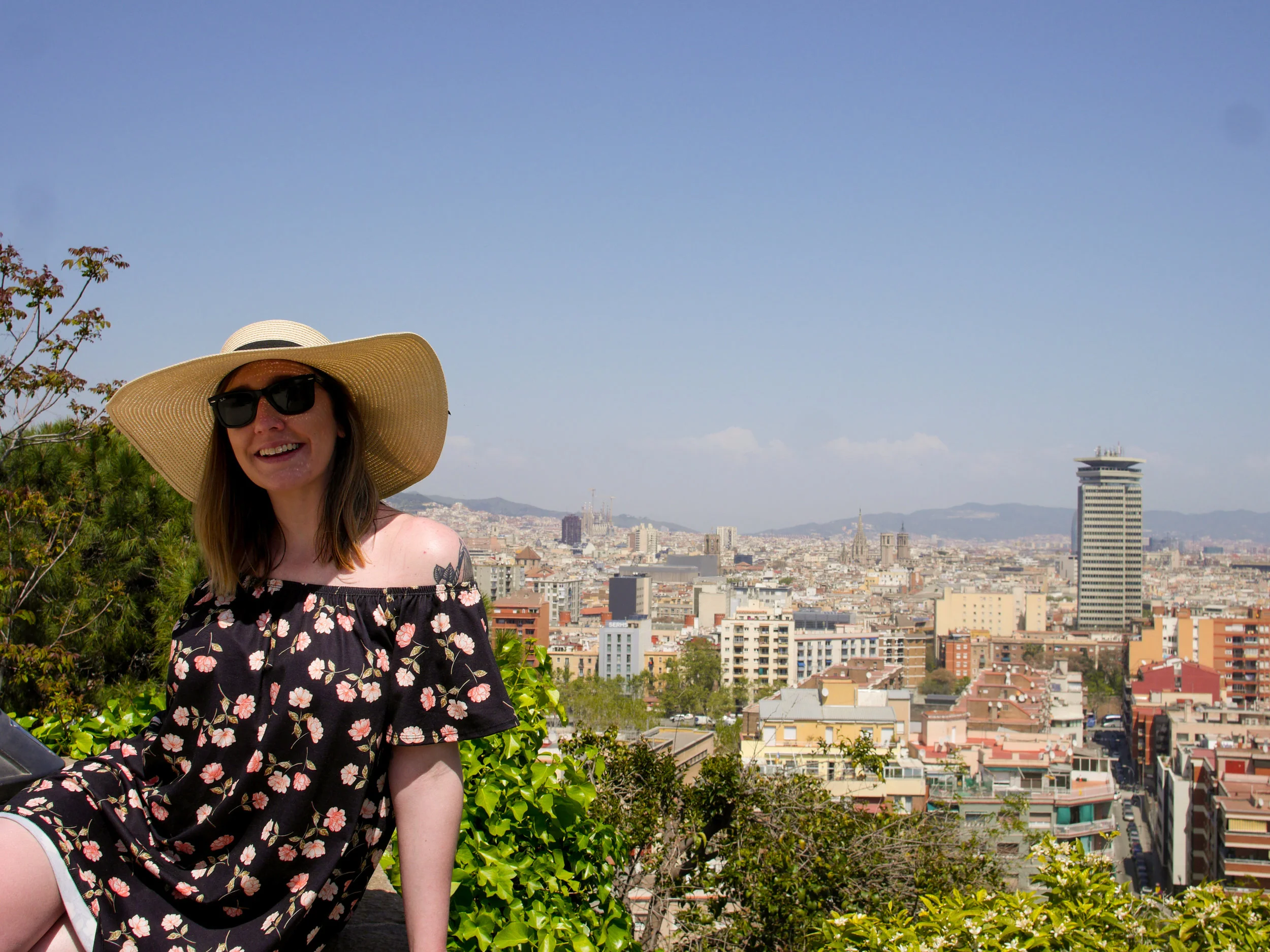 Candid Alexandra in Barcelona, Spain