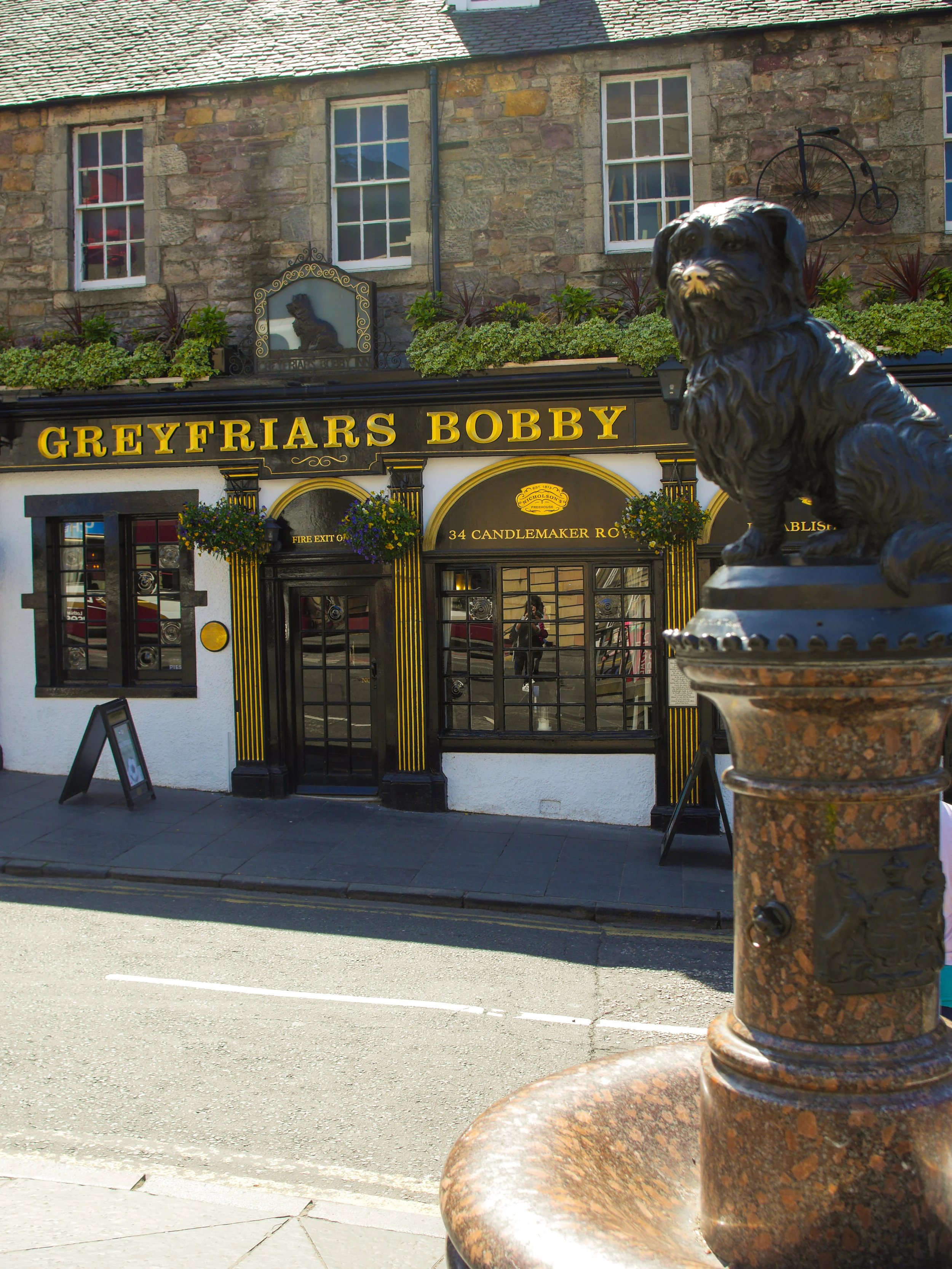 Greyfriars Bobby in Edinburgh, Scotland