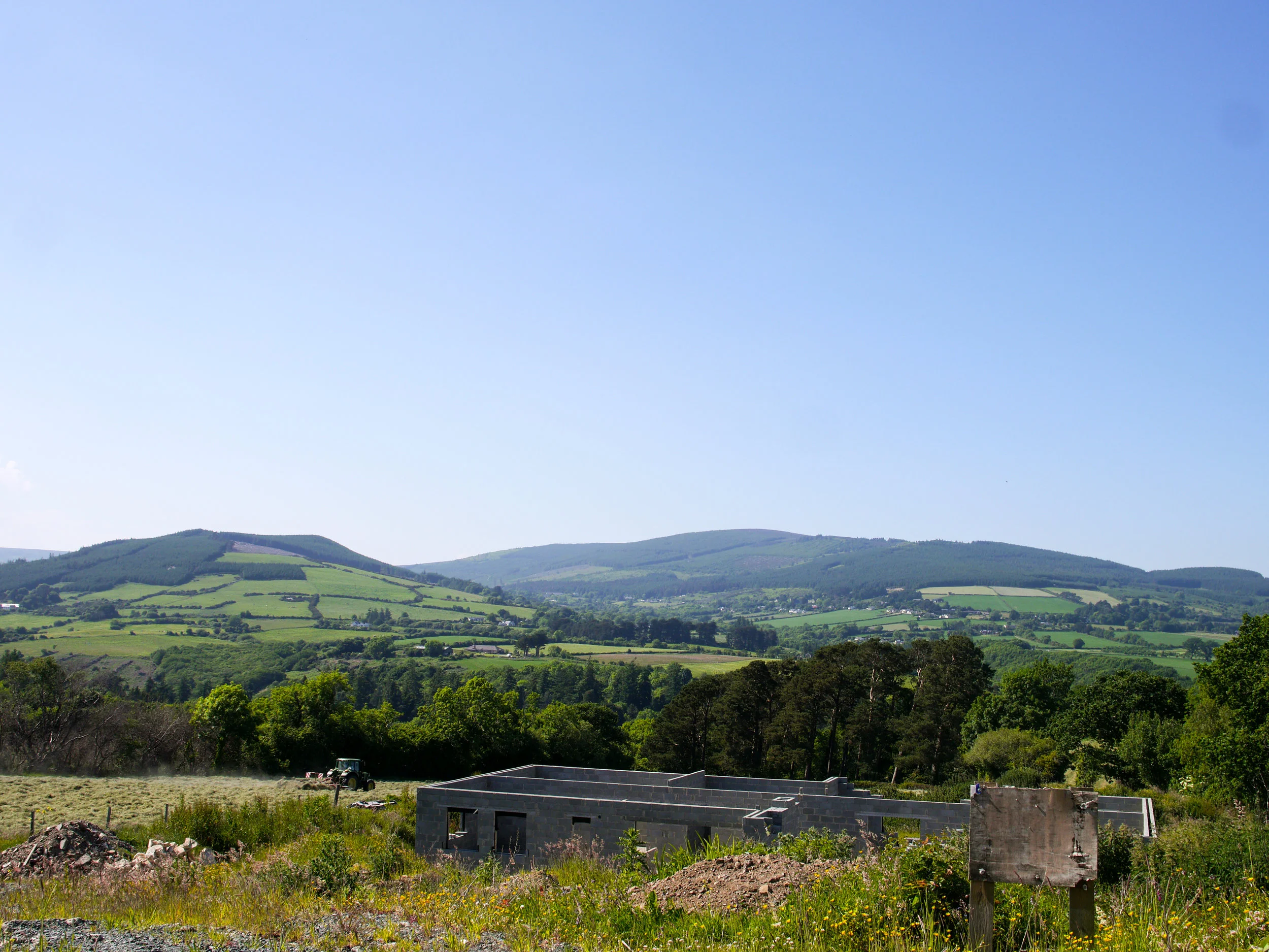 View from drive from Enniskerry Village to Johnnie Fox's Pub