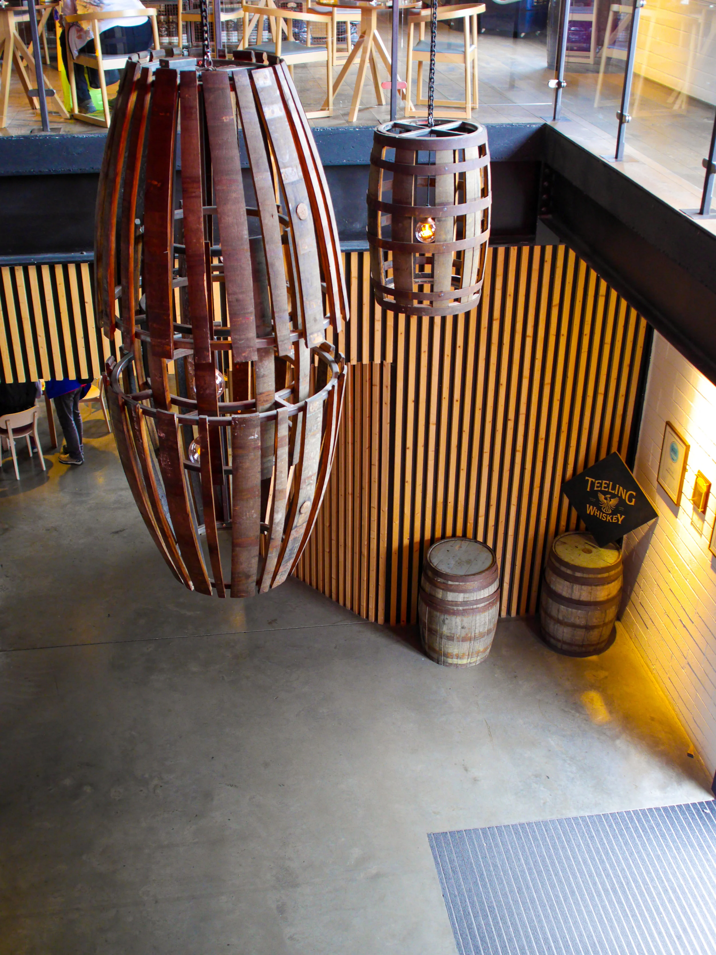 Entryway at Teeling Distillery in Dublin, Ireland