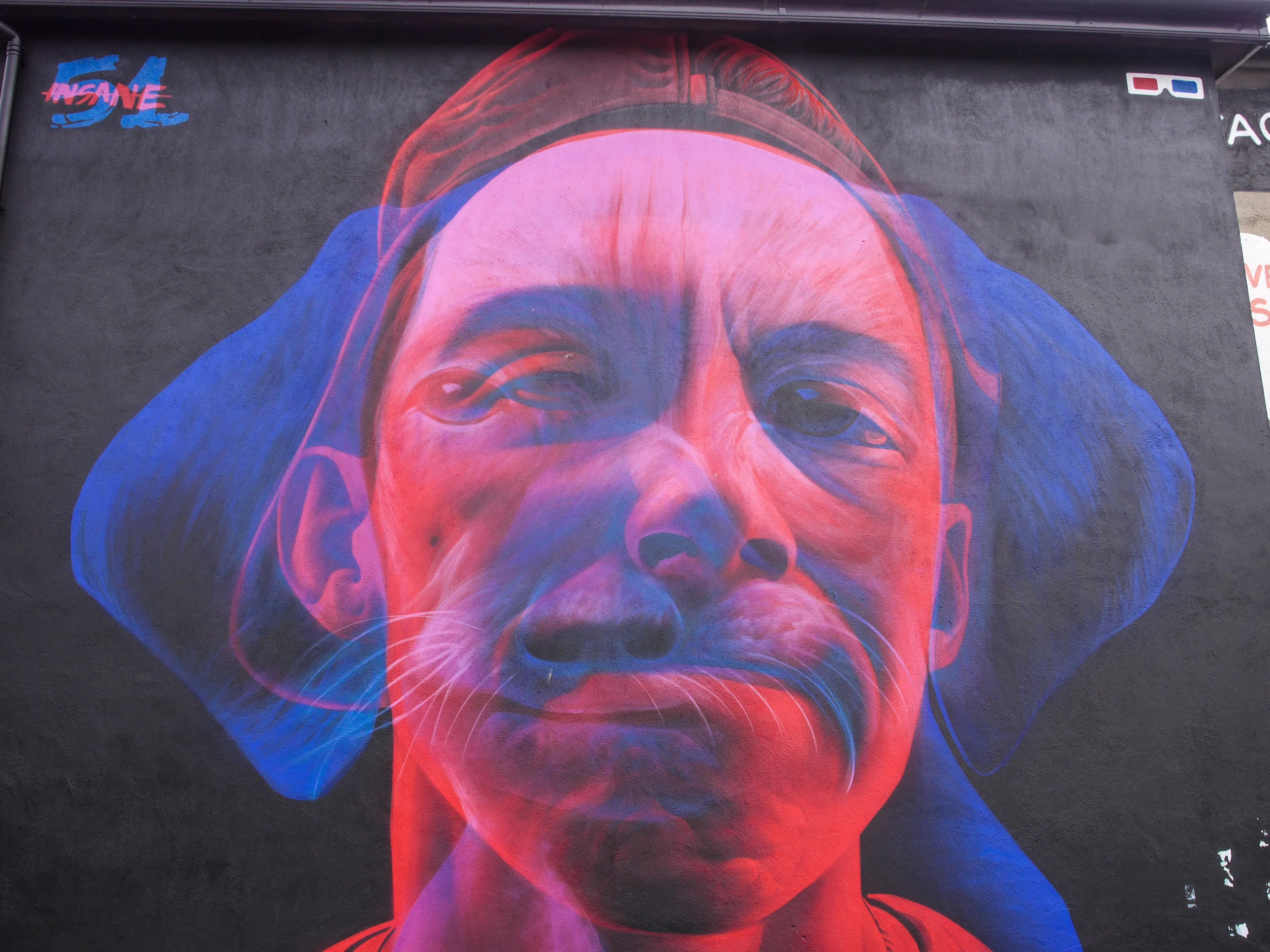 Street art at Tivoli Theatre in Dublin, Ireland