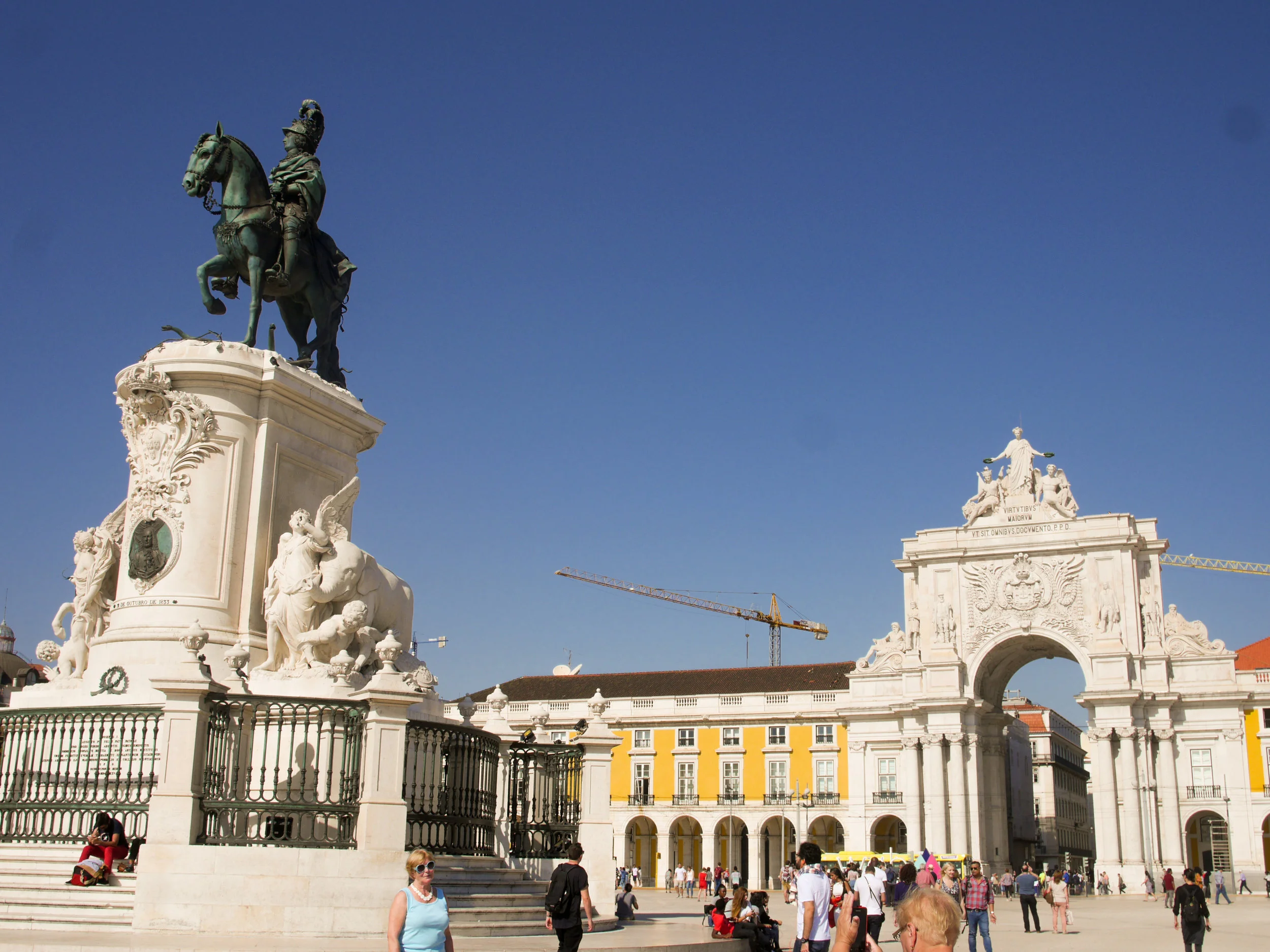 Praça do Comercio in Lisbon, Portugal