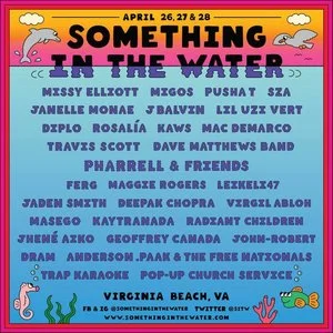 Pharell Announces Something In The Water Lineup