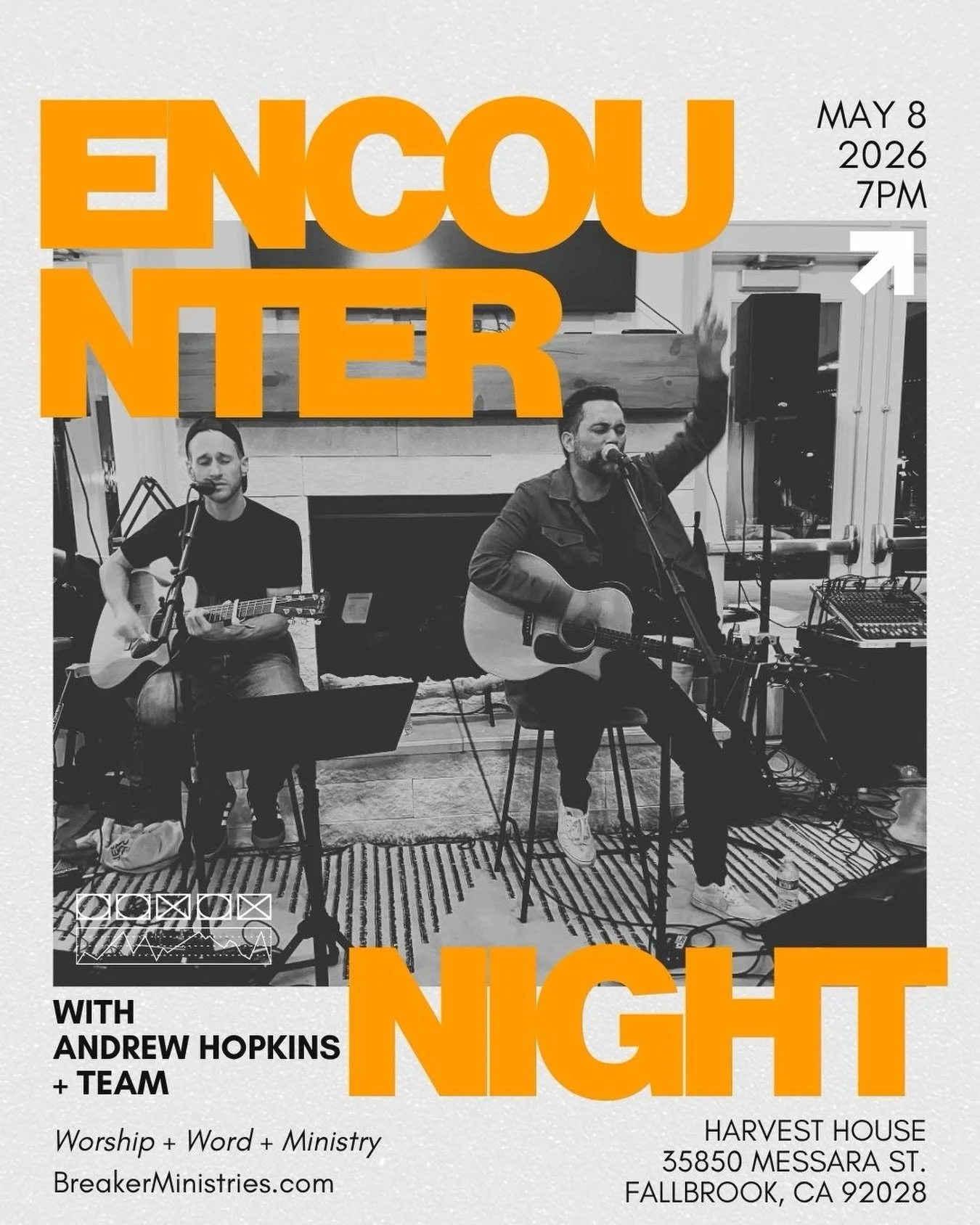Encounter Night 🔥 come experience the Presence of the Lord, encounter His power, be healed, be set free&mdash;Jesus still moves!

May 8th
Fallbrook, CA

Limited space, RSVP link in bio ✅