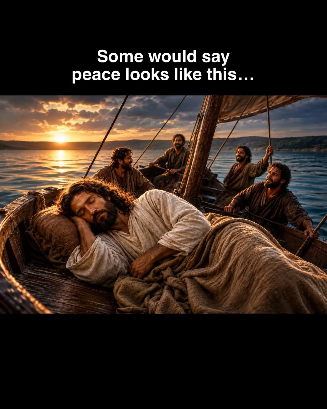 Peace isn&rsquo;t the absence of storms. It&rsquo;s when the storms don&rsquo;t make it into your heart.

Join us for an 8-week study on the fierce peace of God starting Aug 13, in my online group, Spirit Filled Disciples, on Skool.

Link in bio ✅

&