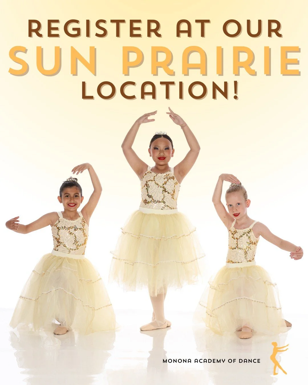 Did you know that you can still register for classes? Did you know that we have classes available at our Sun Prairie location? Did you know that we'd love to dance with you?

We have classes available starting at age 3 all the way up to adult! Locate