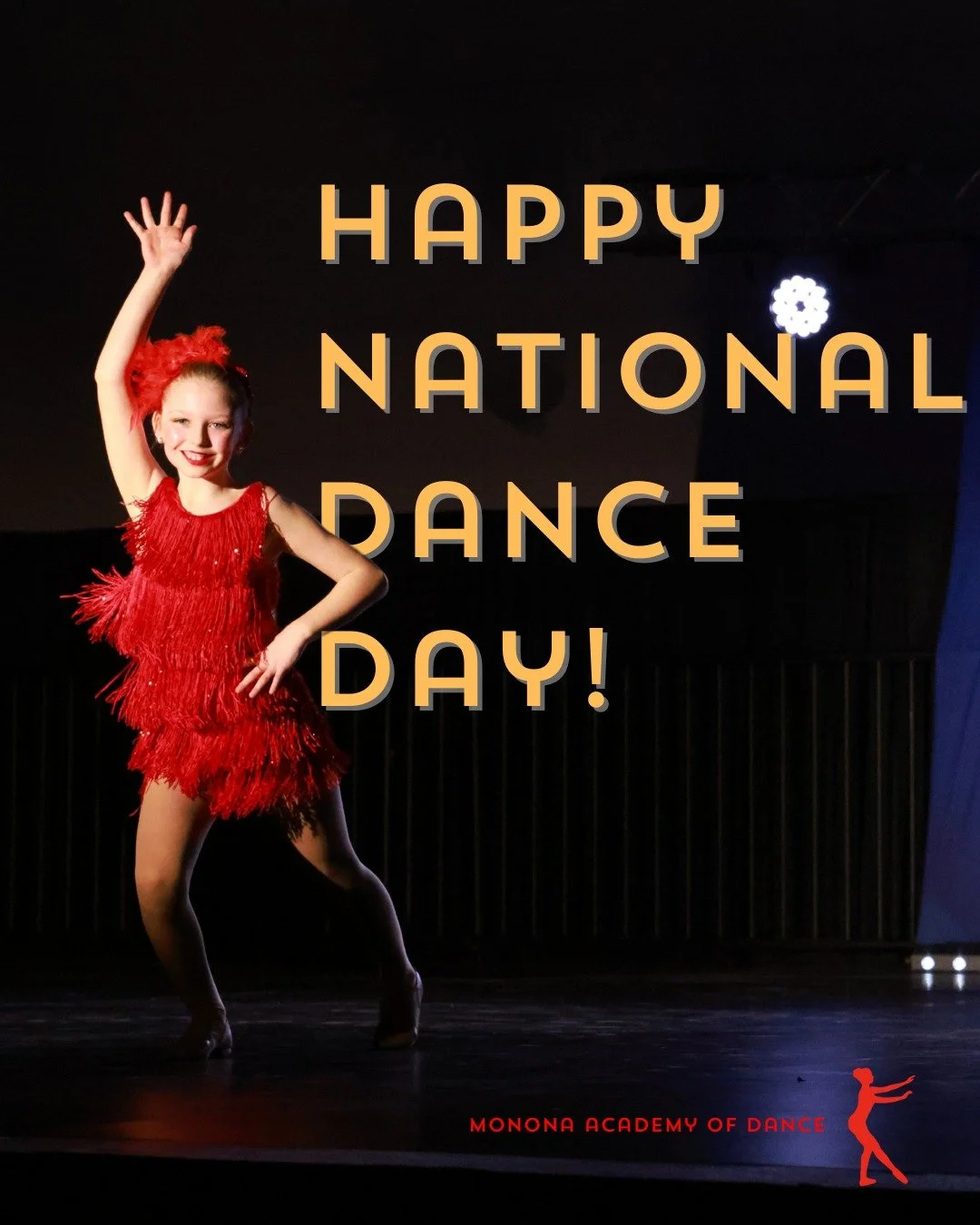 Happy National Dance Day! 

We love dancing everyday, but today was especially a great day to celebrate! To our students, parents, friends, and all who love to move or watch a good dance number, have a happy National Dance Day!