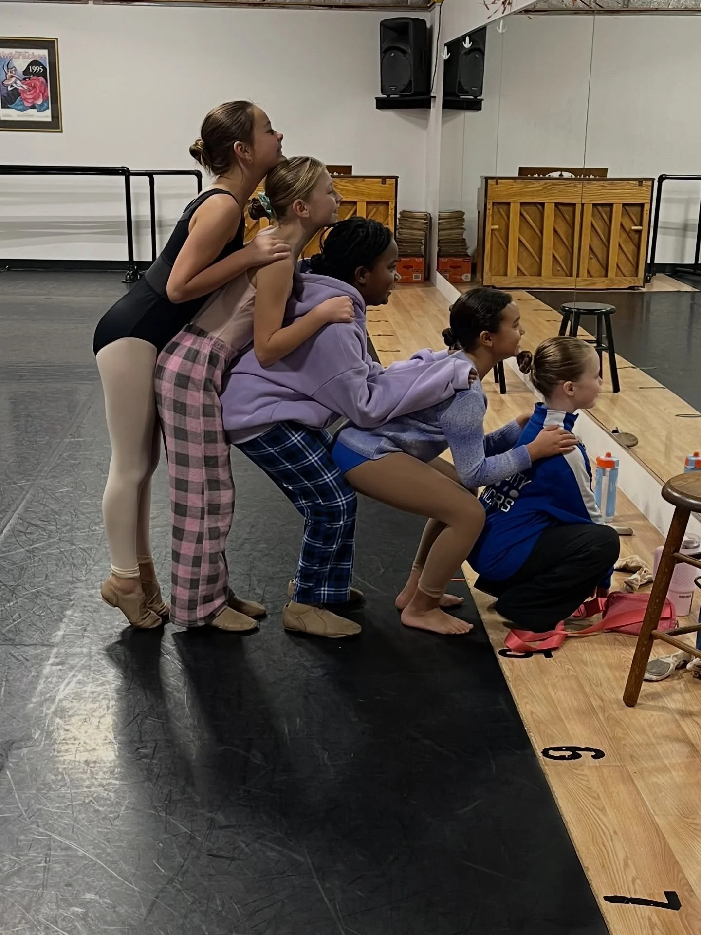 Dance isn&rsquo;t just about the steps we learn in class, but the friends we make for life! Weekends are for rehearsals, smiles, and giggles!😁