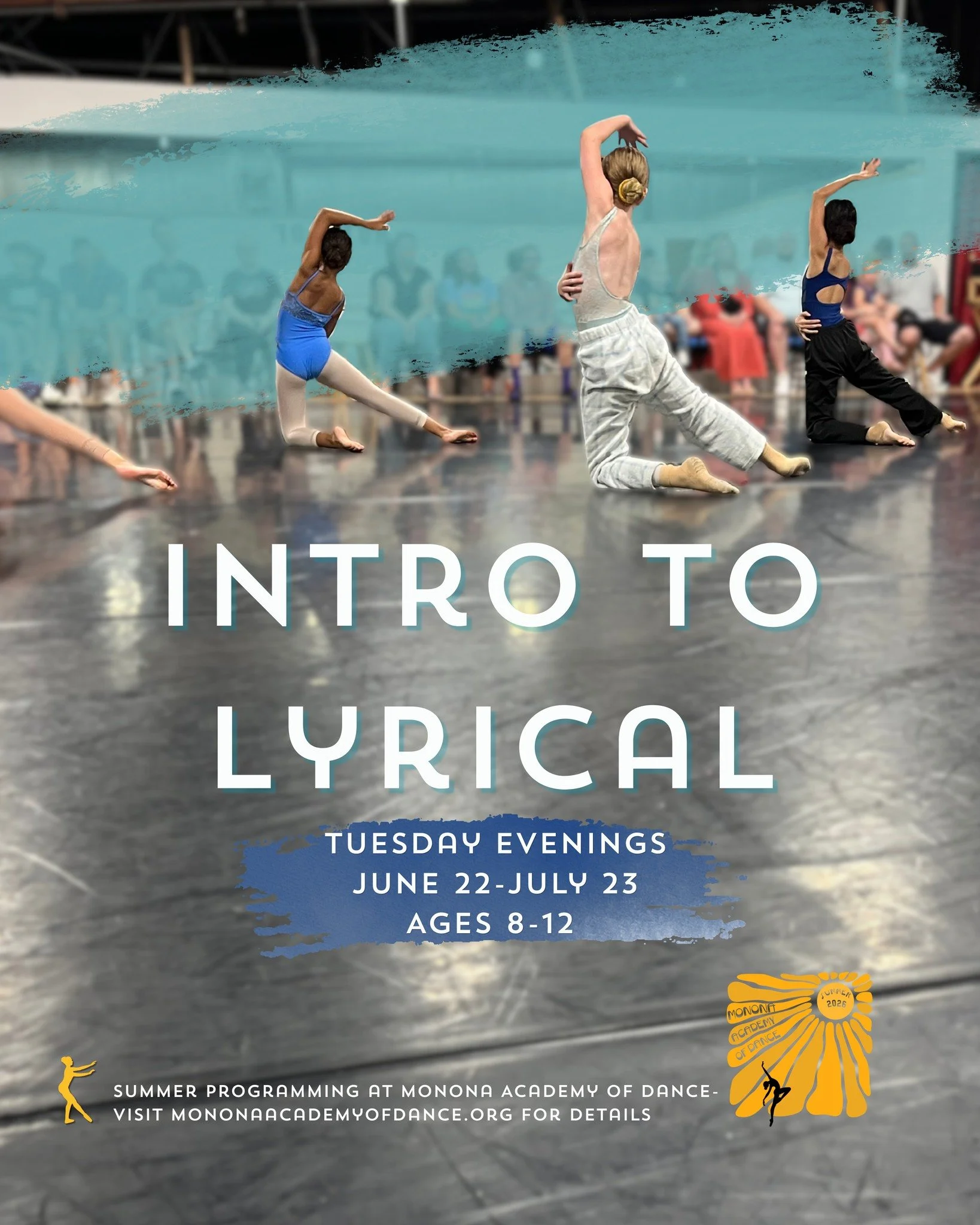 🎵Intro to Lyrical

Let the music move you in Intro to Lyrical! Does your 8-12 yr old love to move to their favorite songs at home? This class will introduce basic steps used in Lyrical (a mixture of ballet and jazz) and then teach them a combination