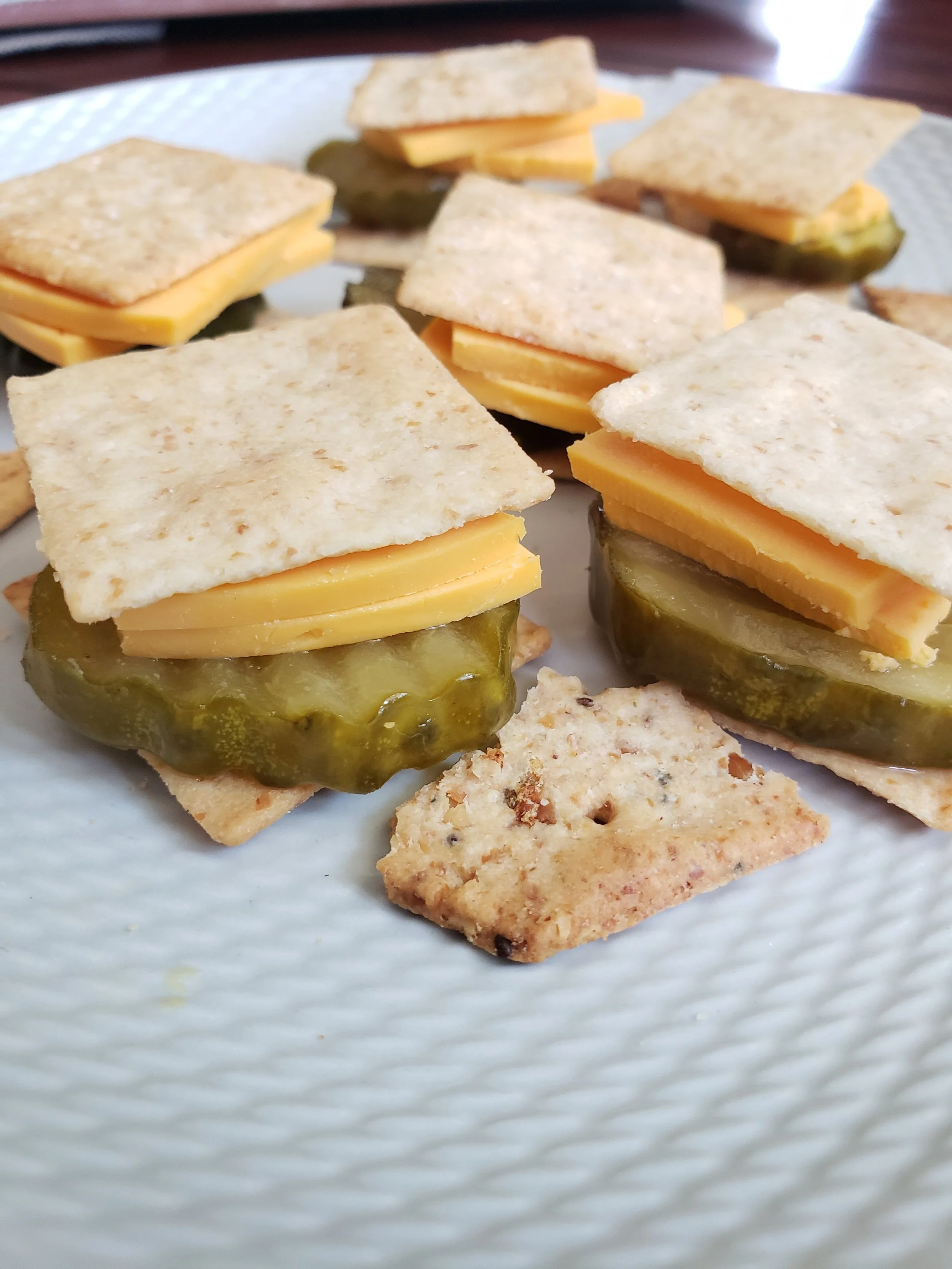 An unexpected treat. These pickles have a spicy bit to them!