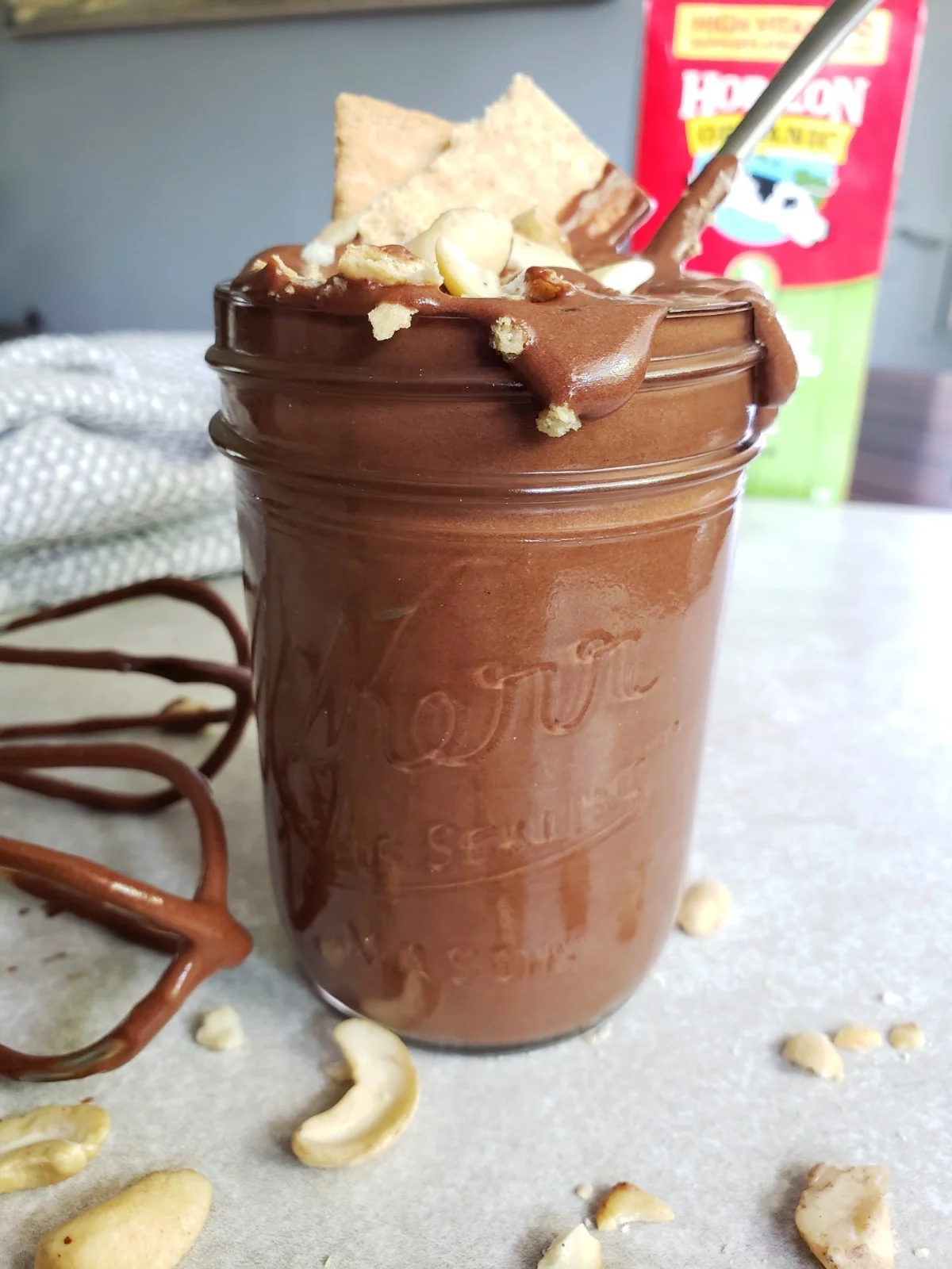 This pudding is so rich and creamy. It would be perfect in lunches and would be cheaper and more environmentally friendly.