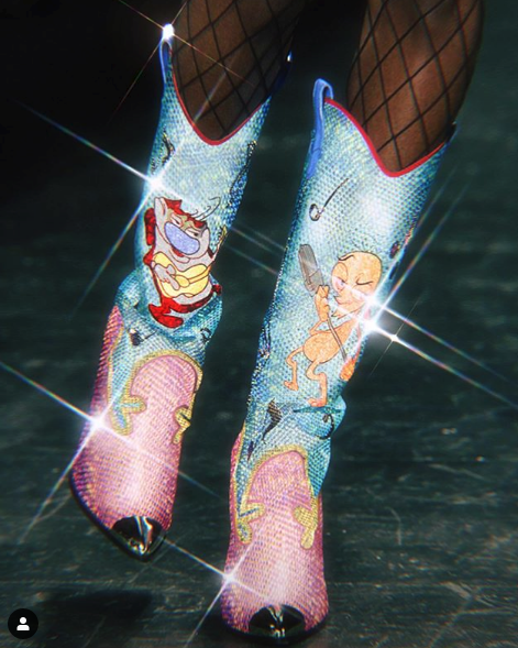 Jeremy Scott boots via 3rd_eyechakra