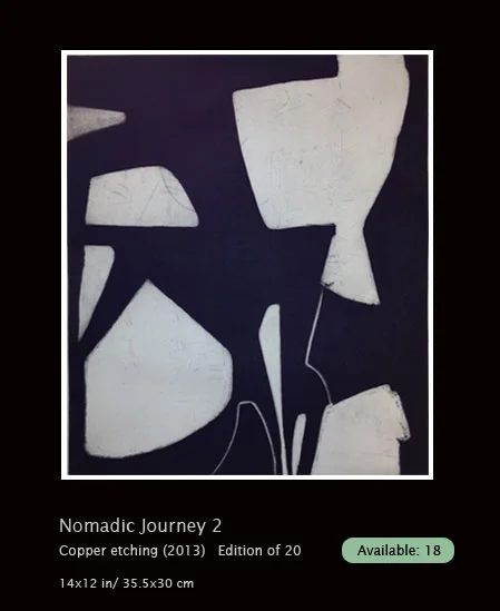 Nomadic Journey 2 (2013, 14x12in/35.5x30cm)