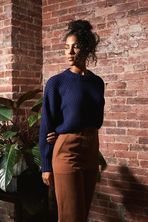 First Rite Crop Crew Sweater — Shopkeepers