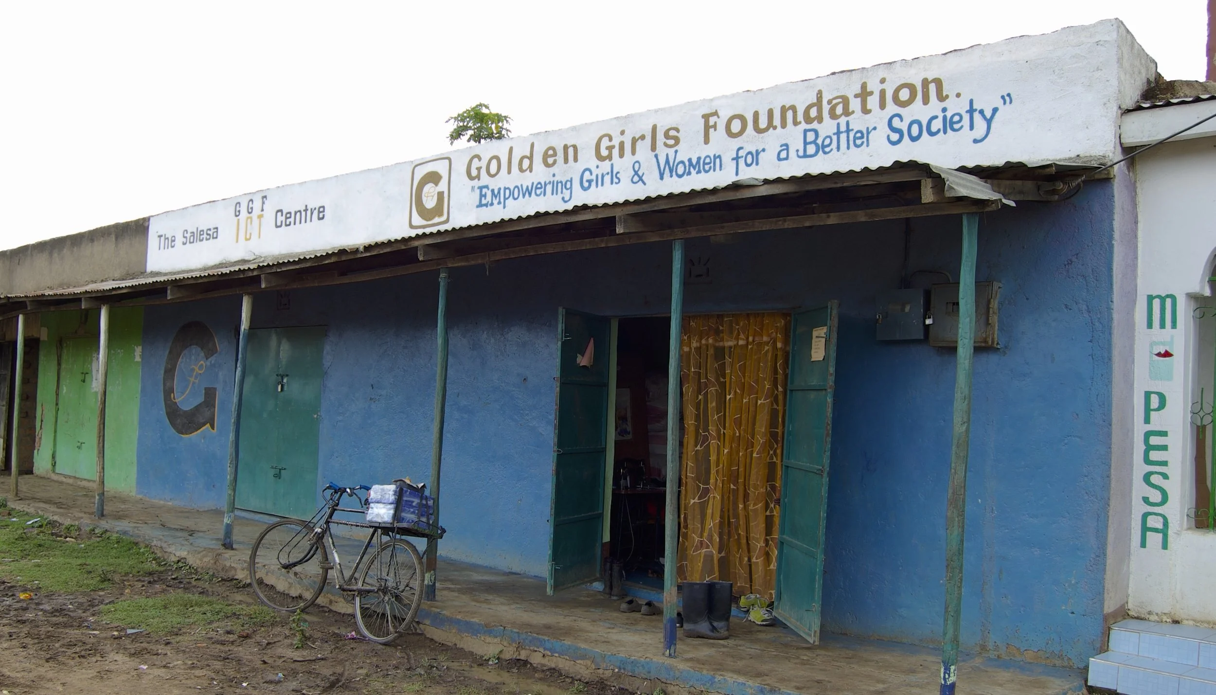 Headquarters of the Golden Girls Foundation in Masago, Kenya. 