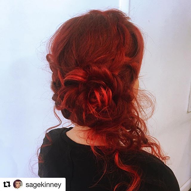 #Repost @sagekinney with @get_repost
・・・
And she was as lovely as a rose 🌹 #saged #hairbysage #kmsapprovedus #kmsartistus #educator #updos #formal #braids #soft #rose #whimsical #bridal #pretty #romantic #model #beautylaunchpad #behindthechair #mode