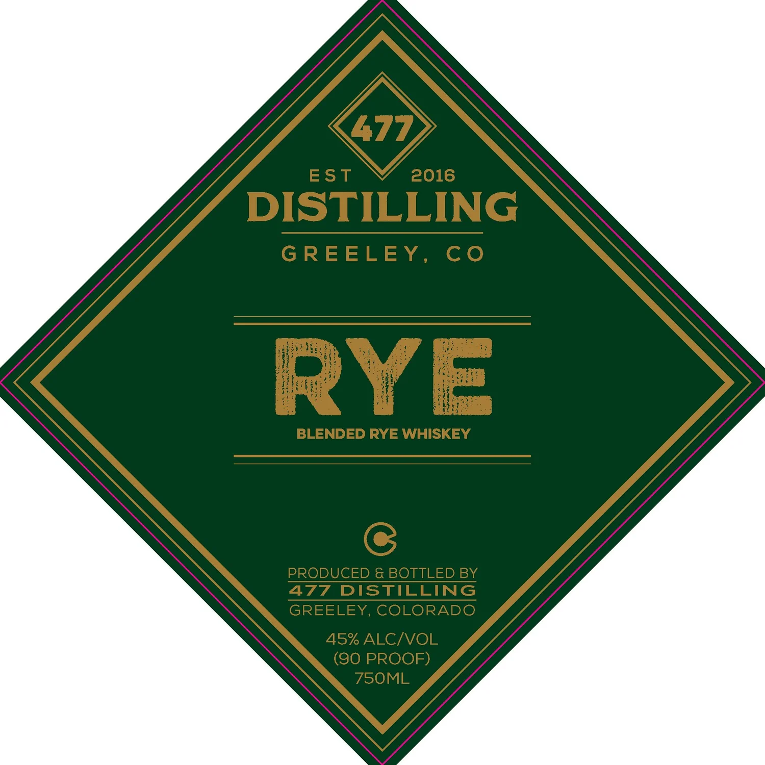 Square 6 High Rye Rye 477 Rye — 477 Distilling