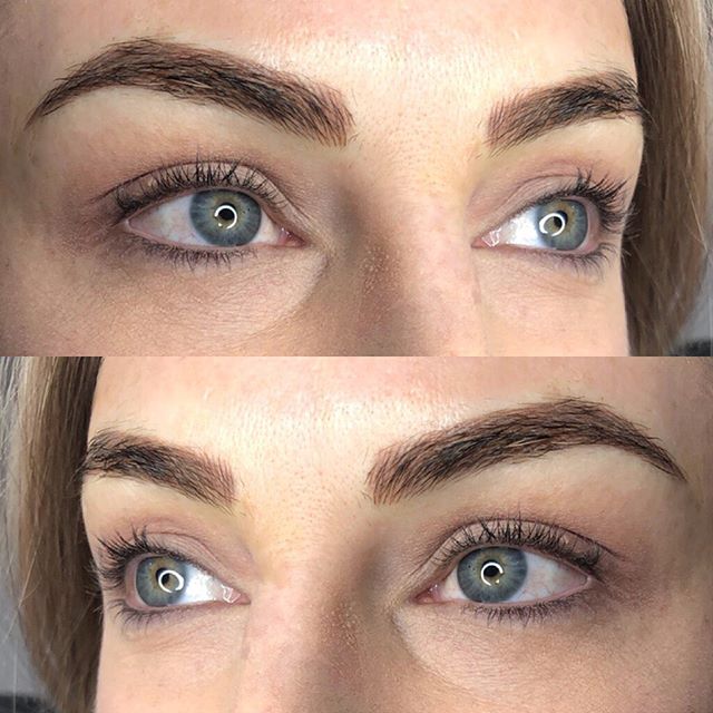 Filled in all the sparse areas 👌#microblading .
.
Text (408)644-0367 for appointments or training inquiries !