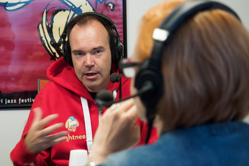 Kuvattu heinäkuussa 2016 Radio Porin studiossa.